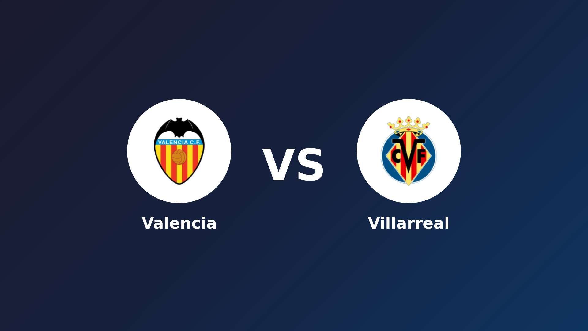 Valencia vs Villarreal