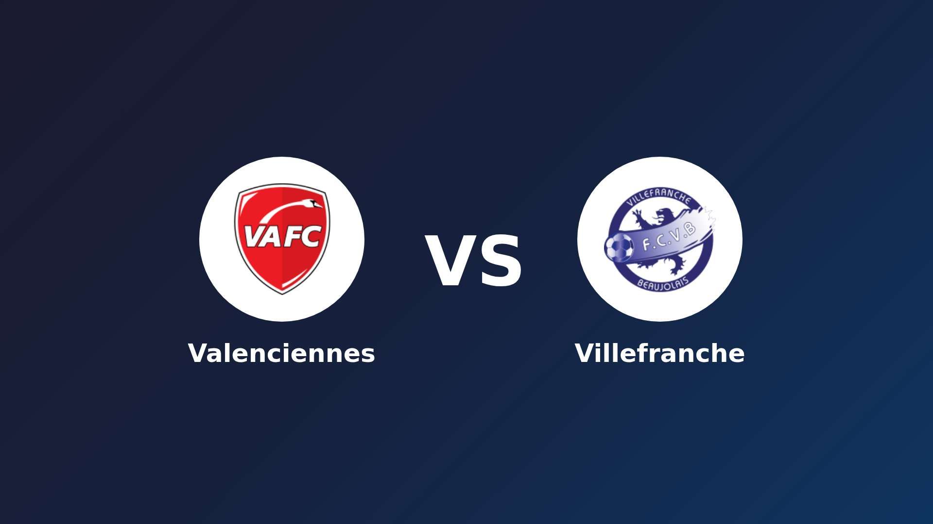 Valenciennes vs Villefranche