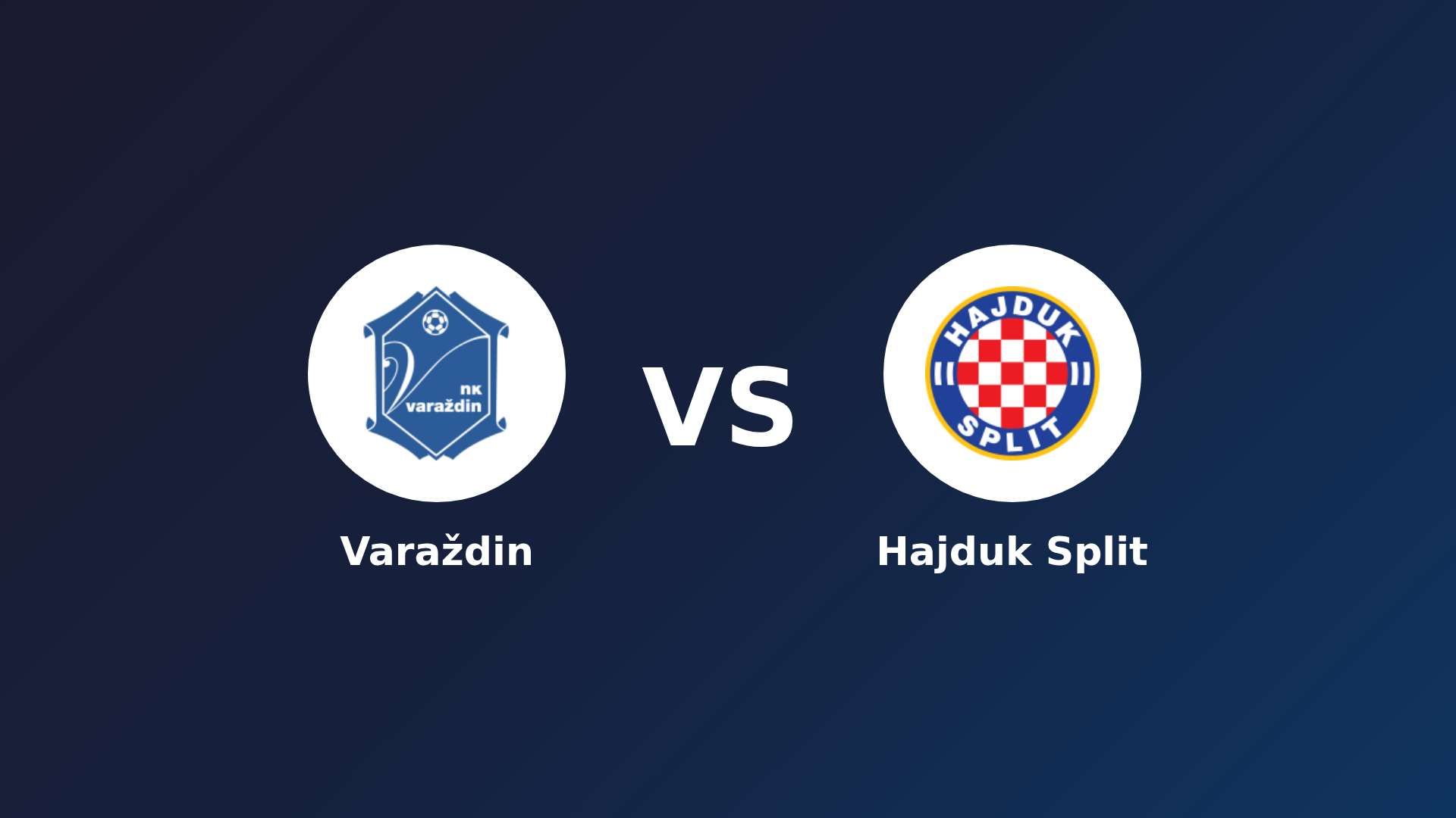 Varaždin vs Hajduk Split