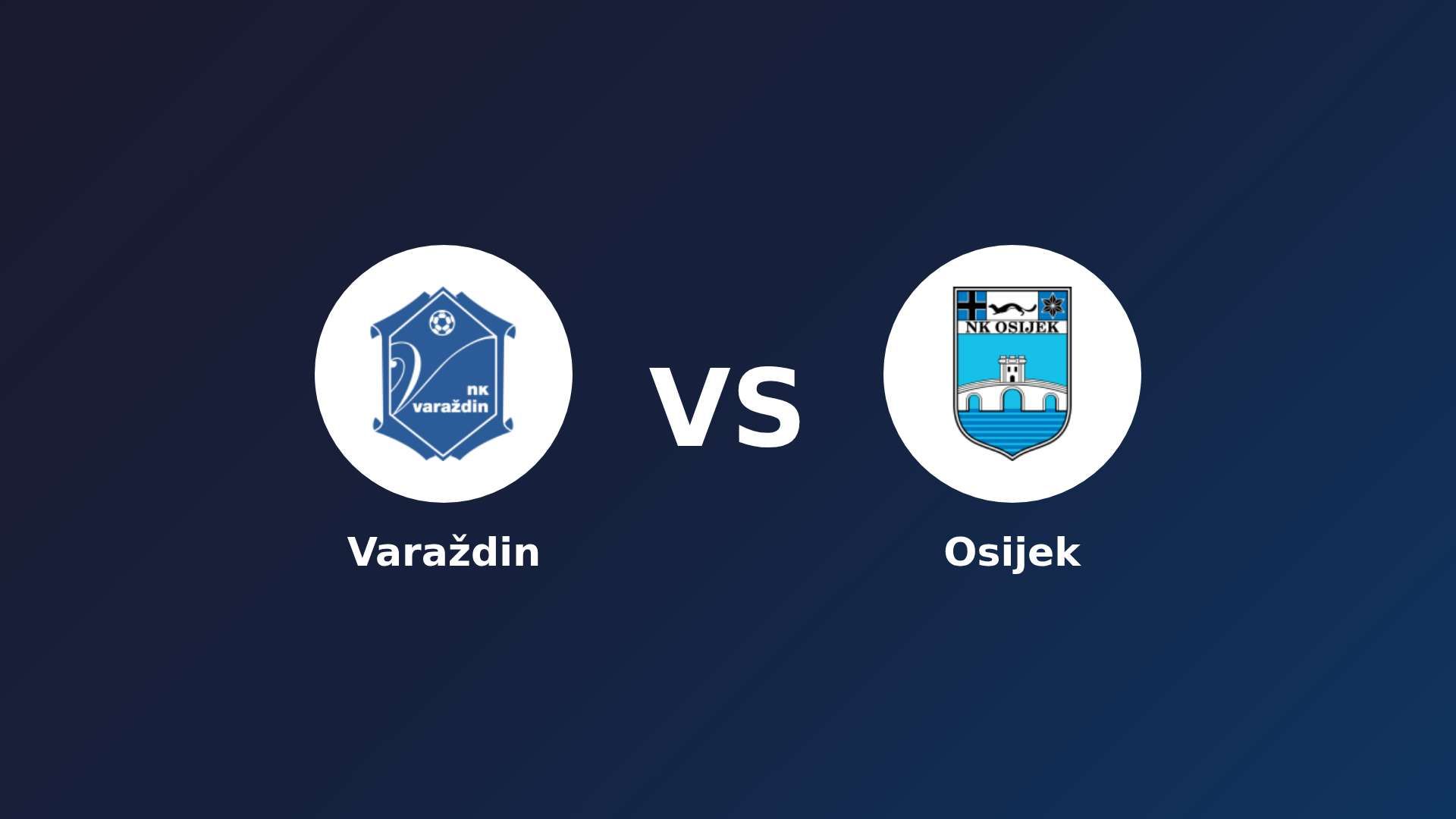 Varaždin vs Osijek