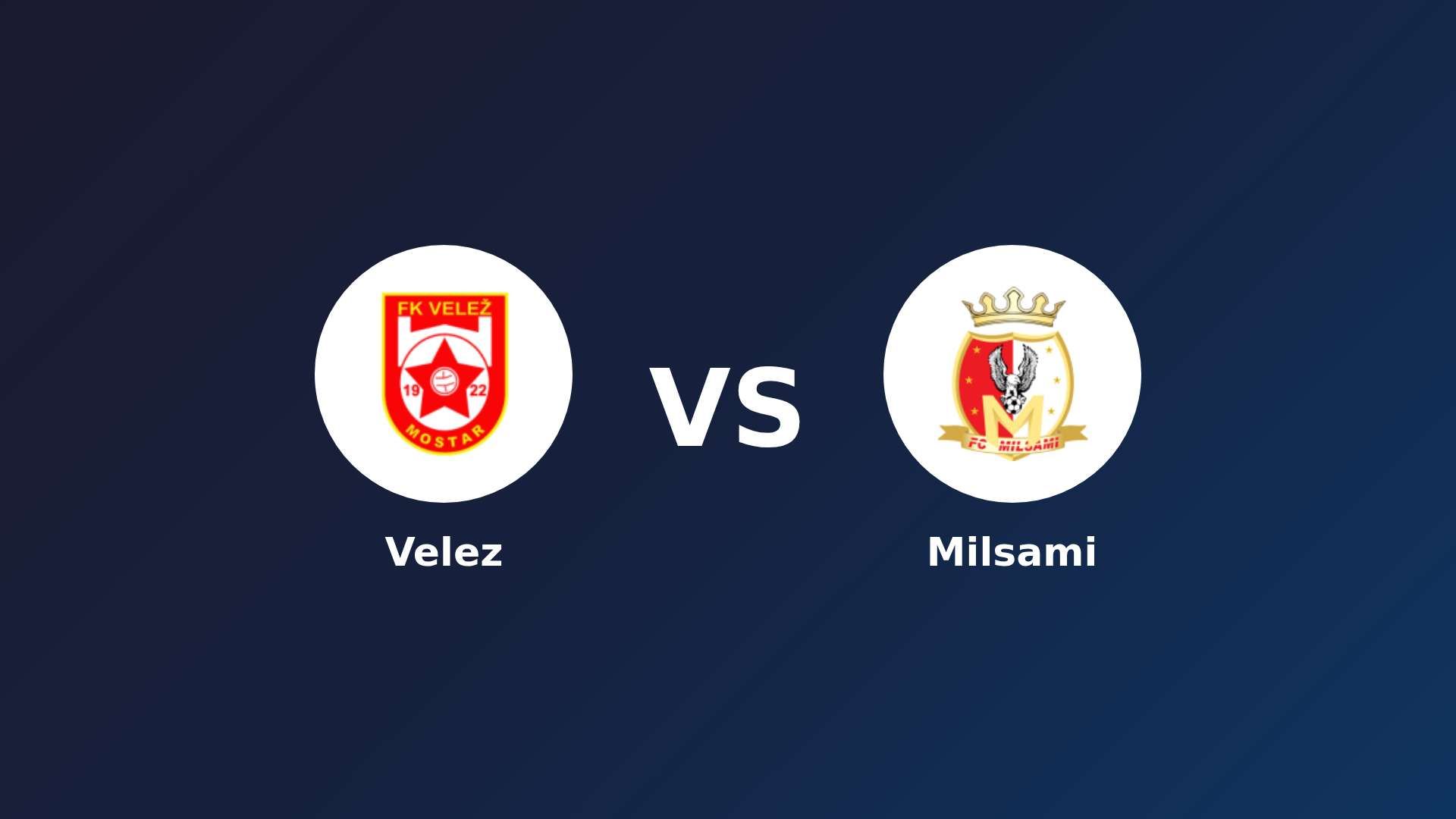Velez vs Milsami