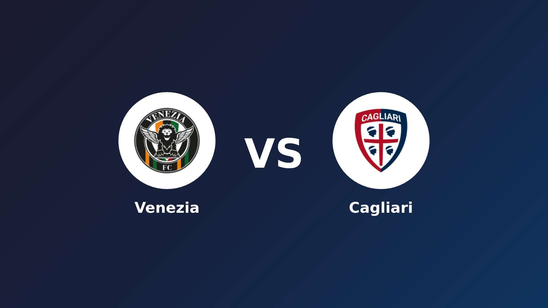 Venezia vs Cagliari
