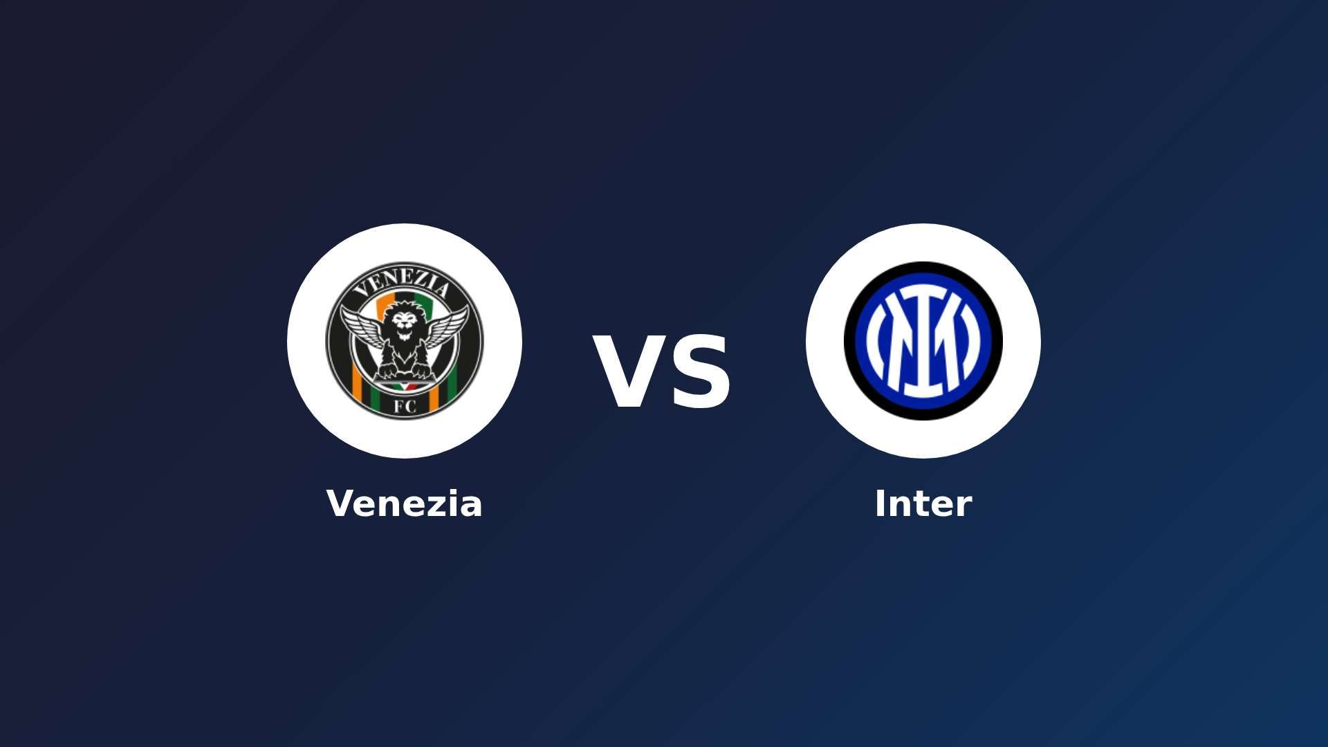 Venezia vs Inter