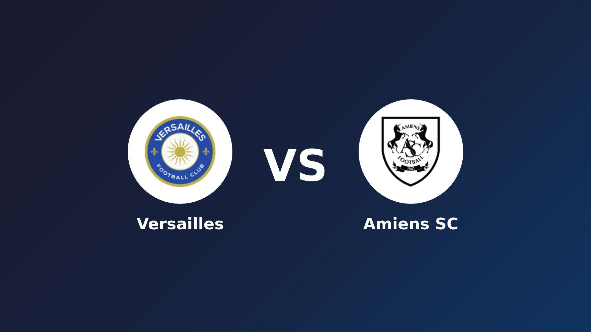 Versailles vs Amiens SC