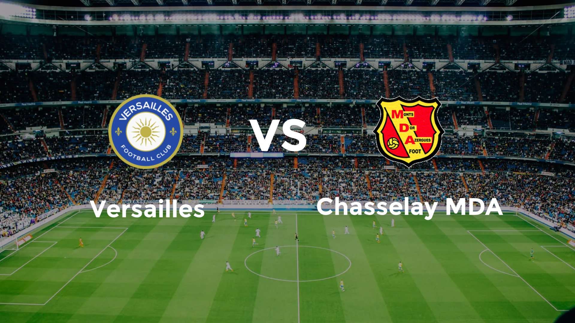 Versailles vs Chasselay MDA