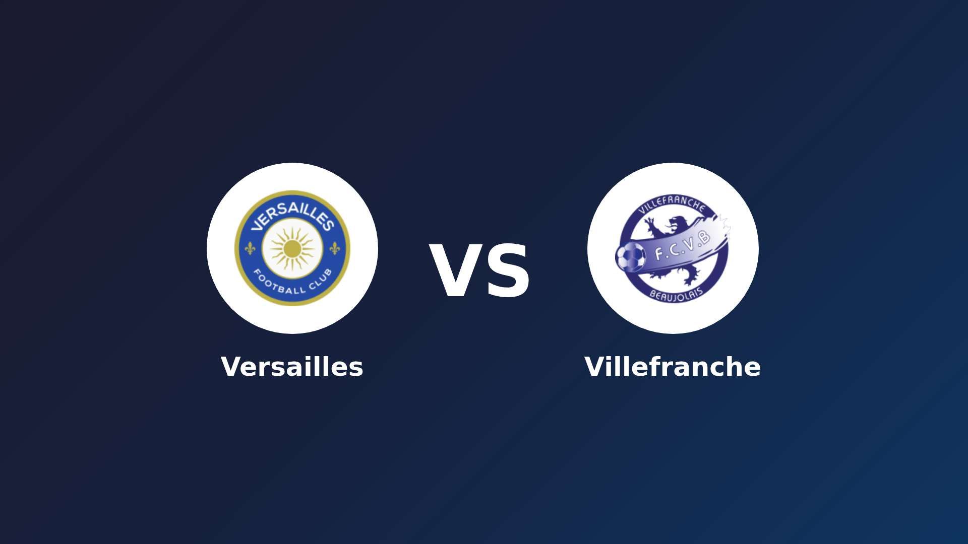 Versailles vs Villefranche
