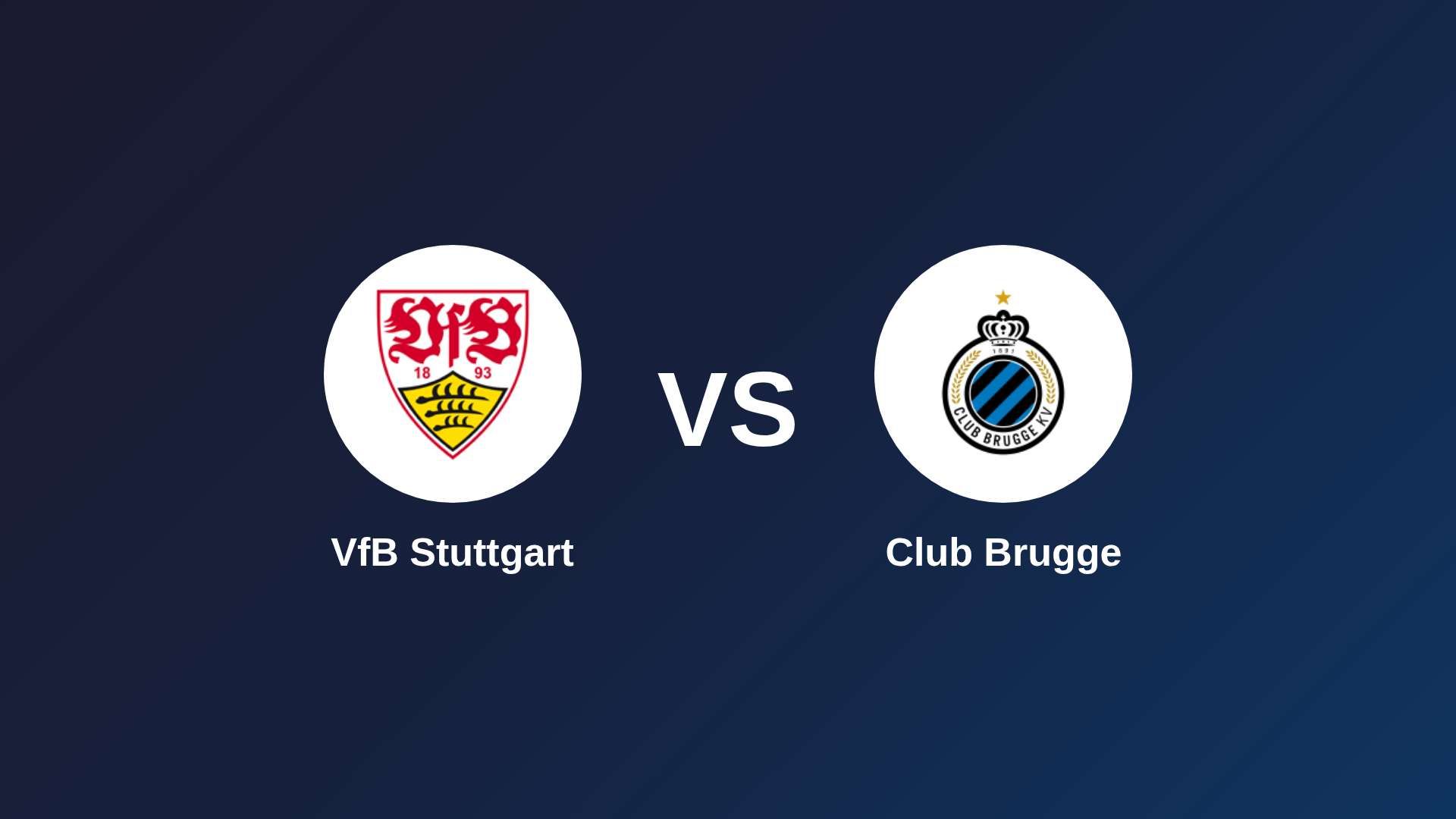 VfB Stuttgart vs Club Brugge