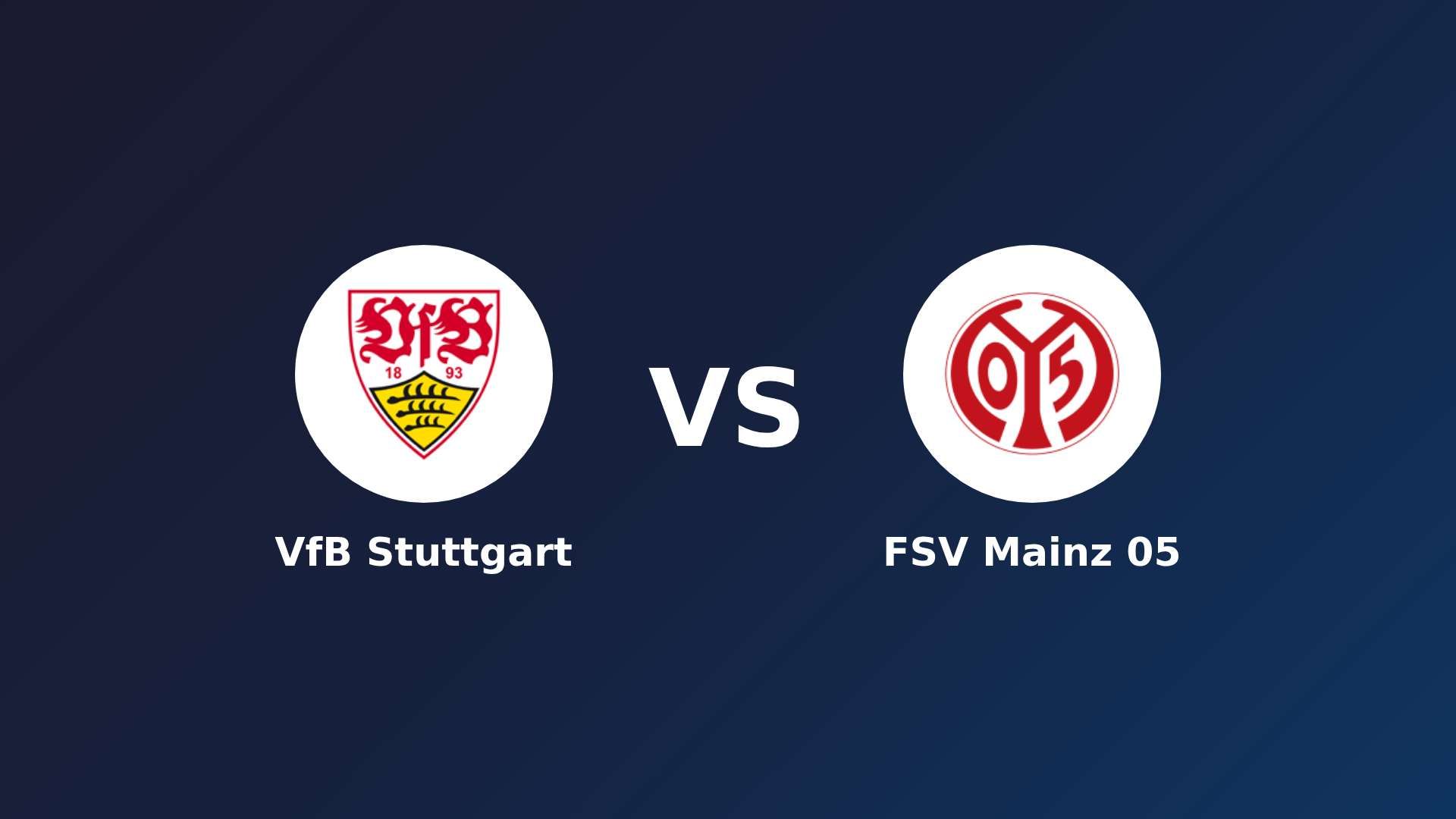 VfB Stuttgart vs FSV Mainz 05