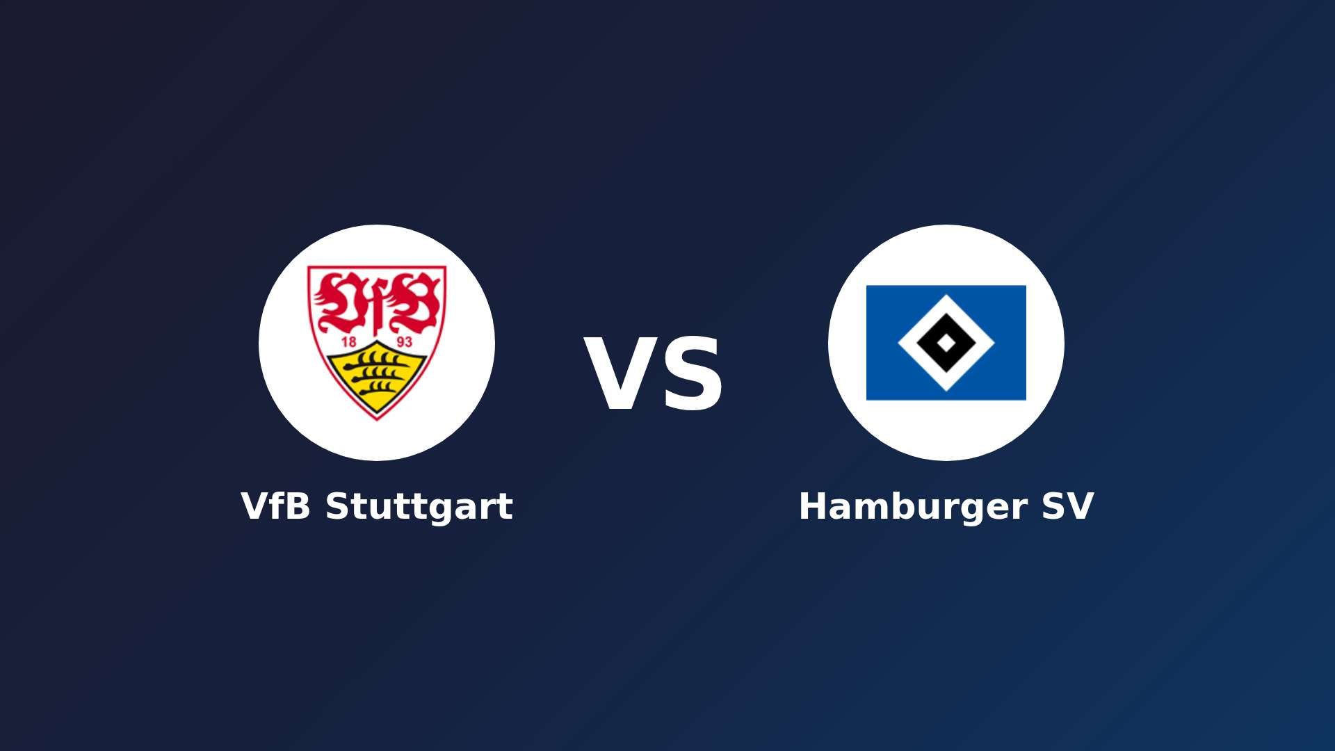 VfB Stuttgart vs Hamburger SV