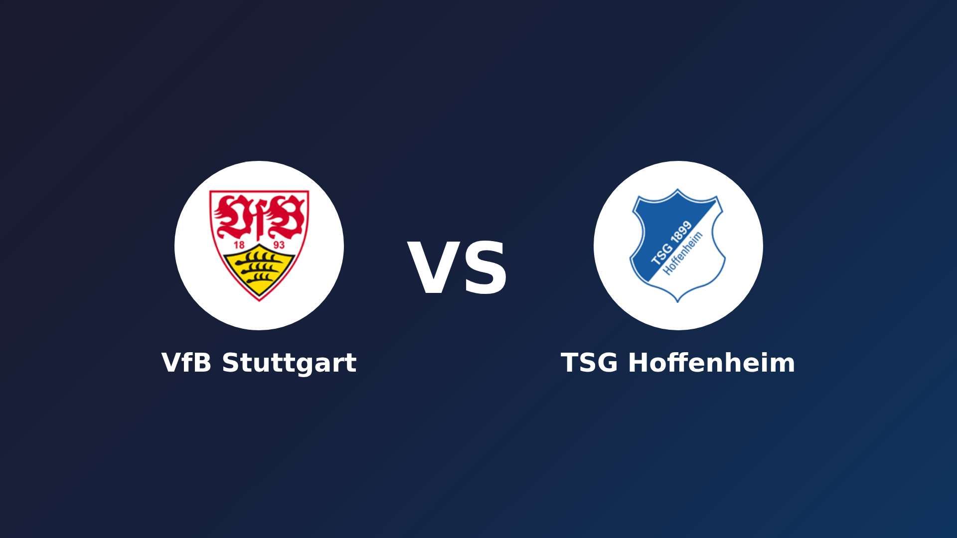 VfB Stuttgart vs TSG Hoffenheim