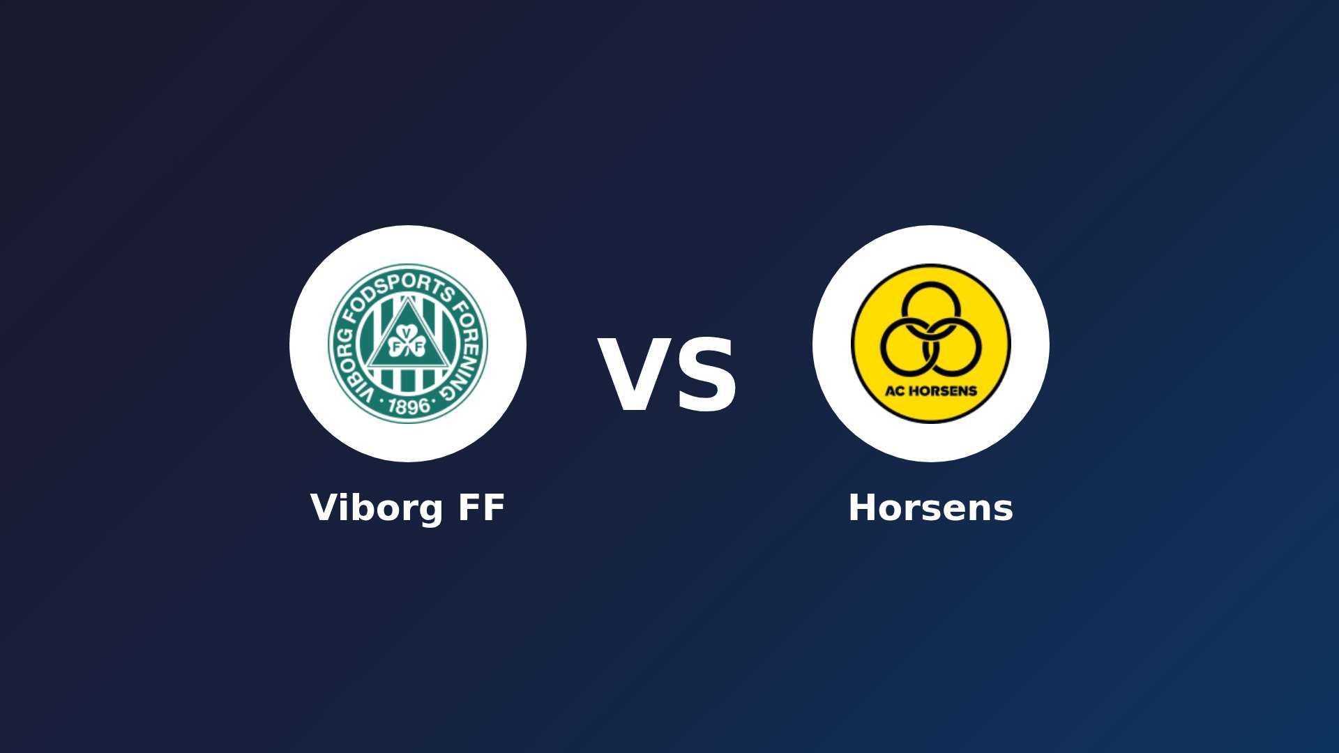 Viborg FF vs Horsens