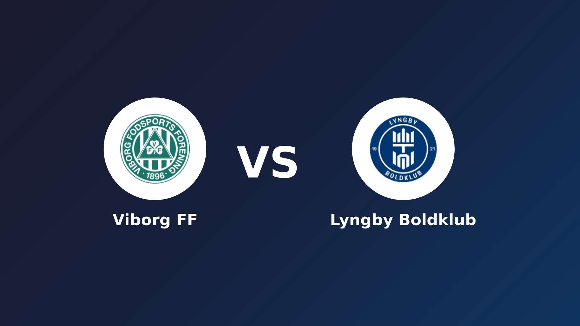 Viborg FF vs Lyngby Boldklub