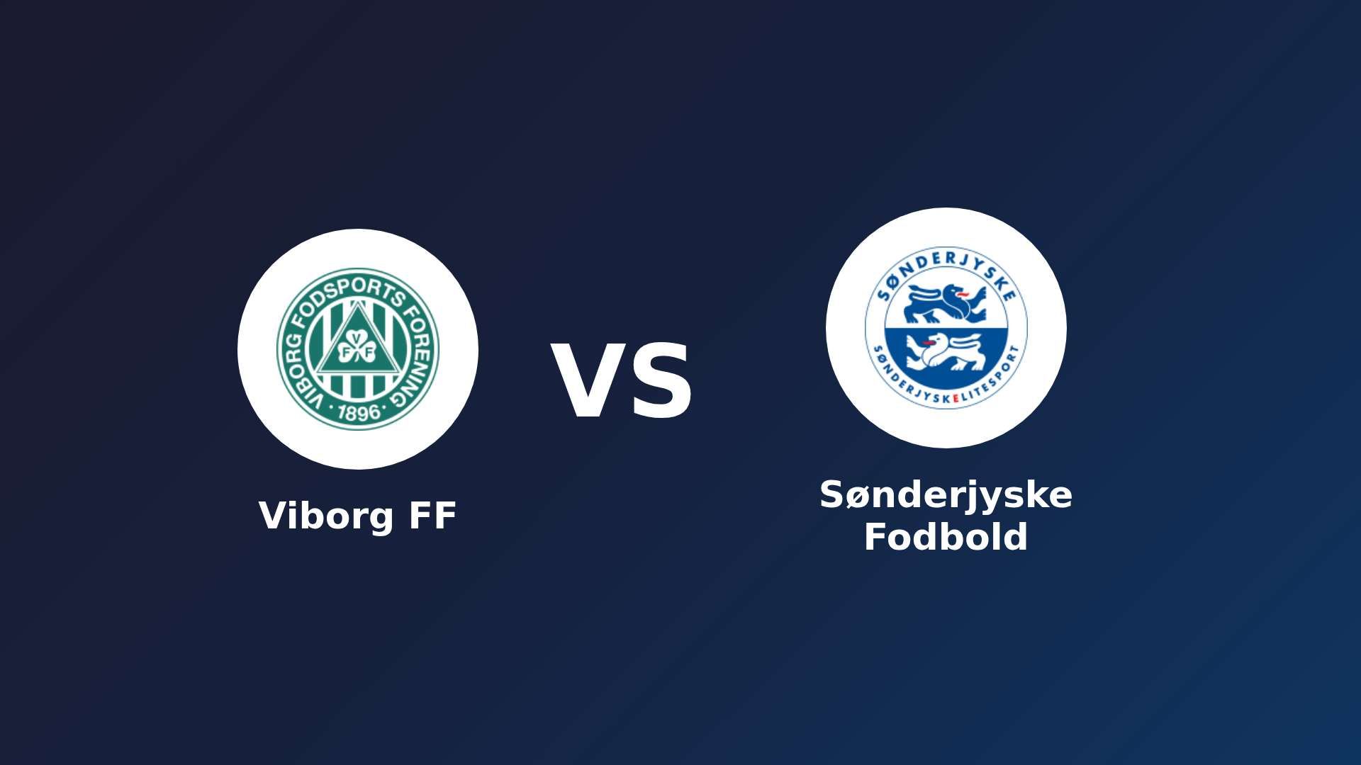 Viborg FF vs Sønderjyske Fodbold