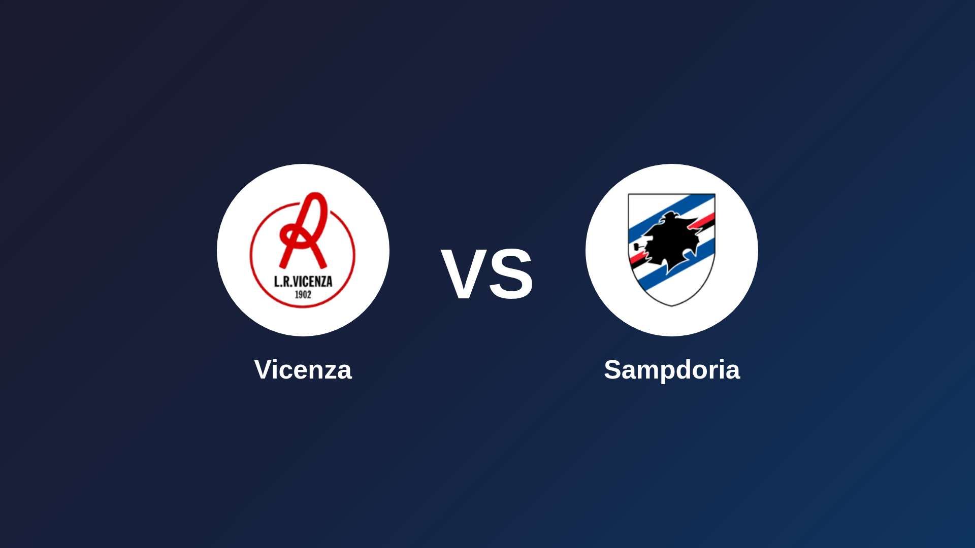 Vicenza vs Sampdoria