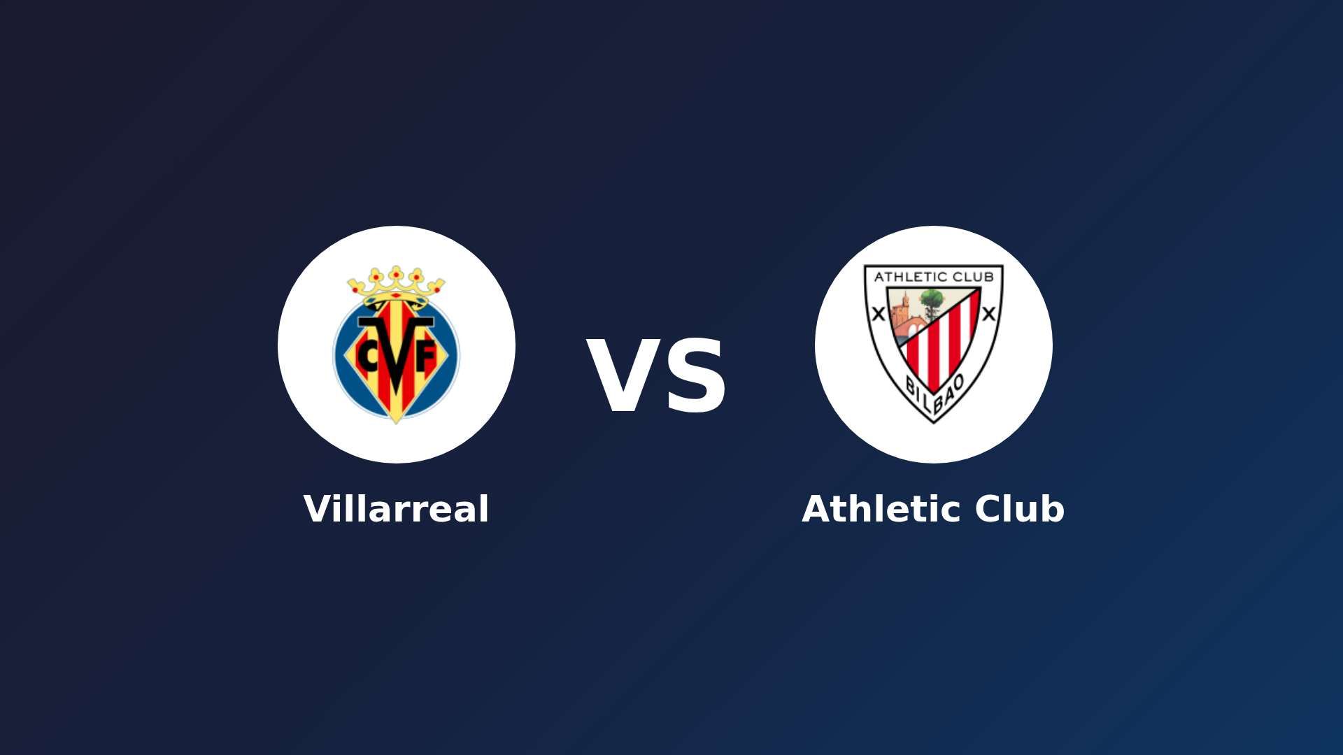 Villarreal vs Athletic Club