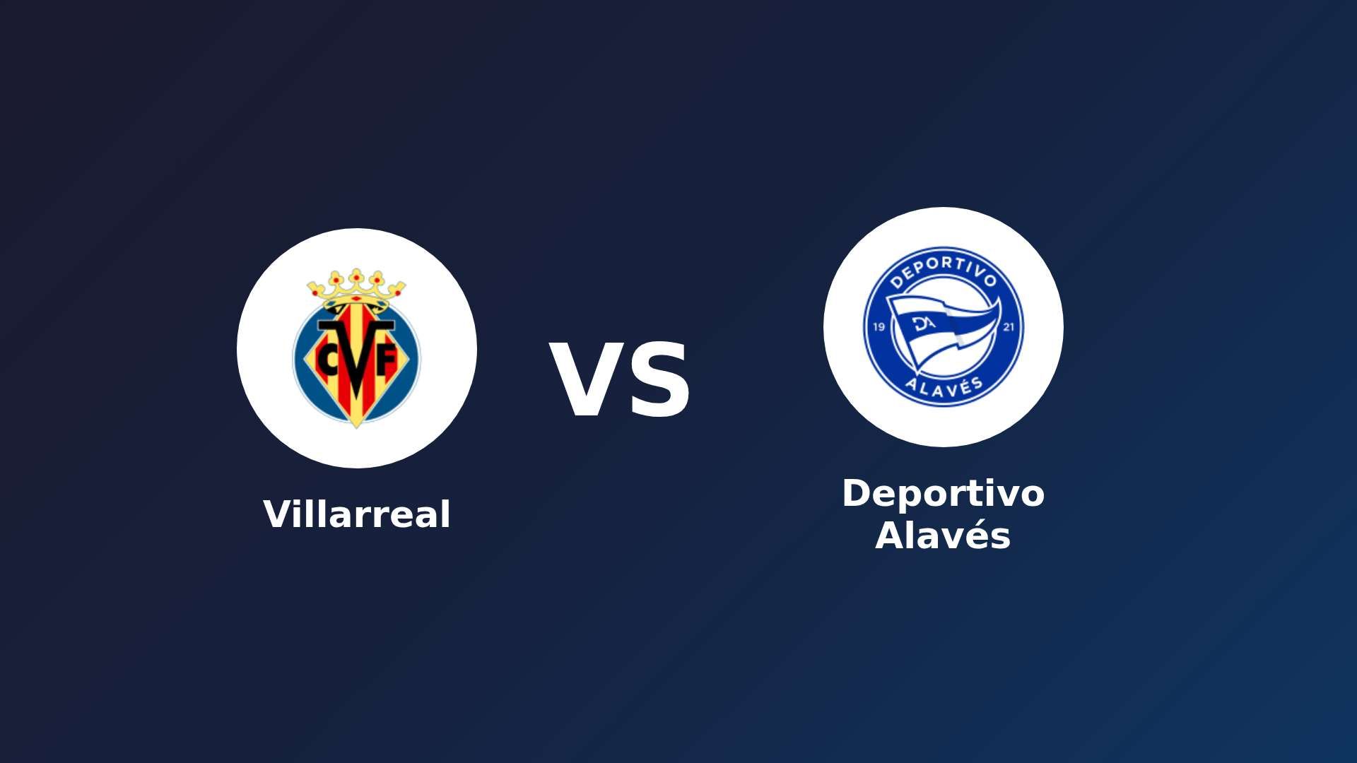 Villarreal vs Deportivo Alavés