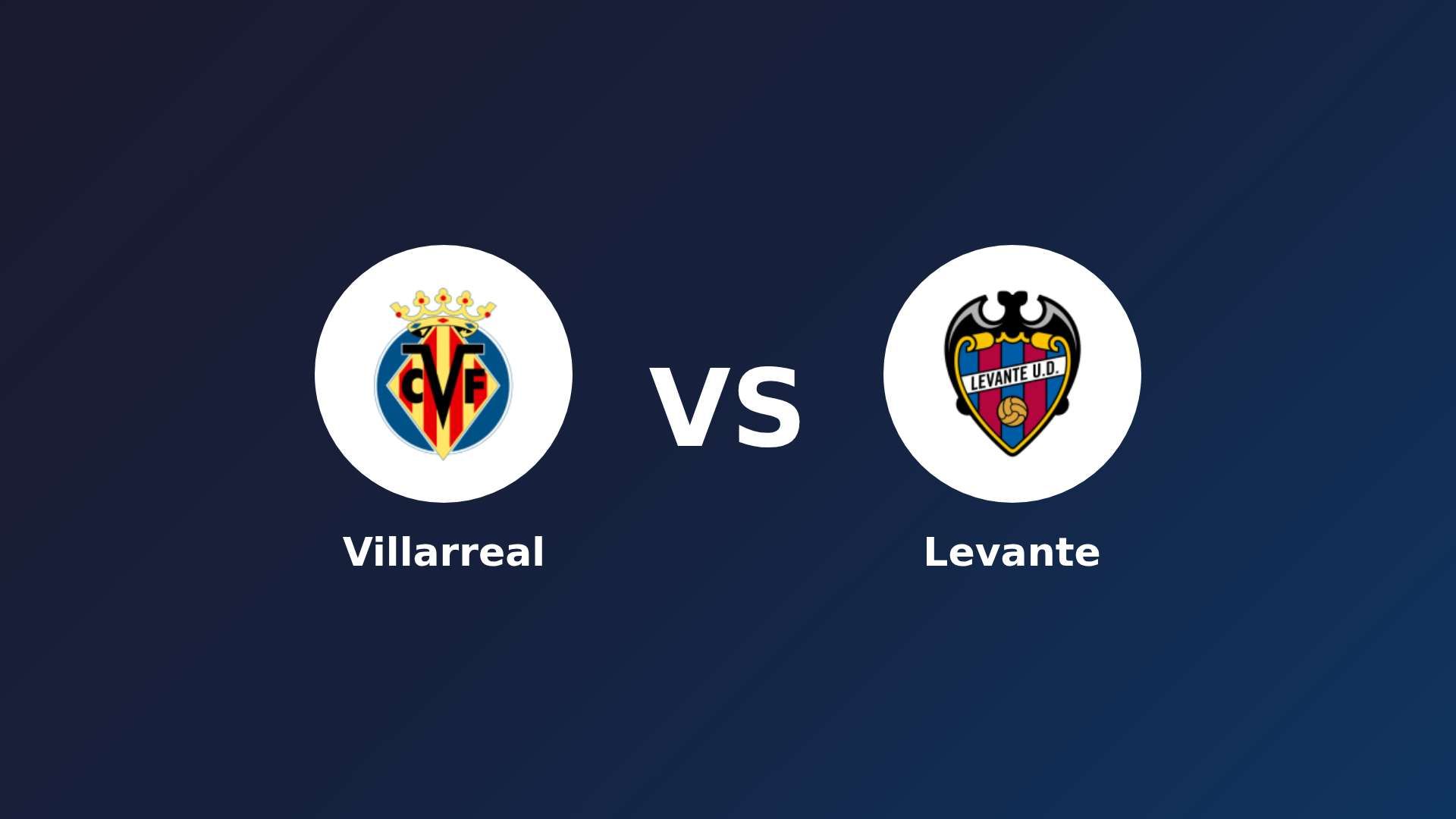 Villarreal vs Levante