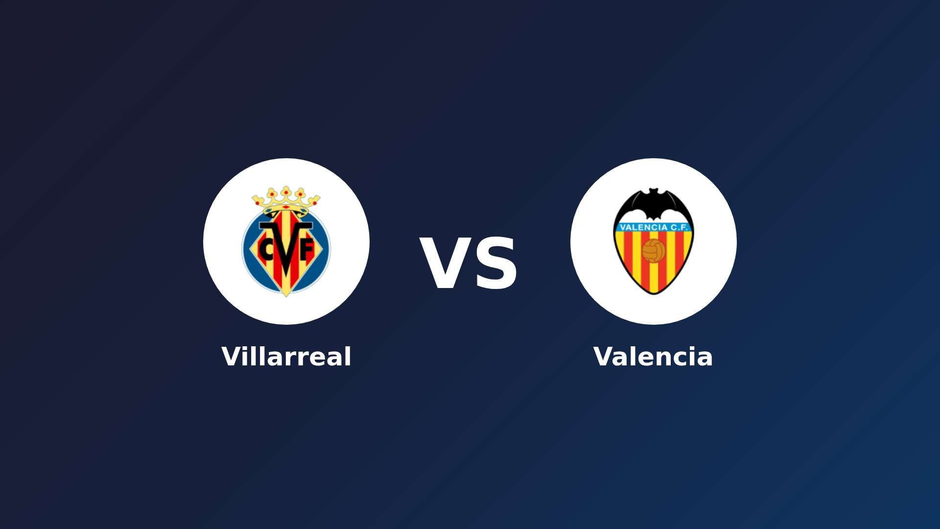 Villarreal vs Valencia