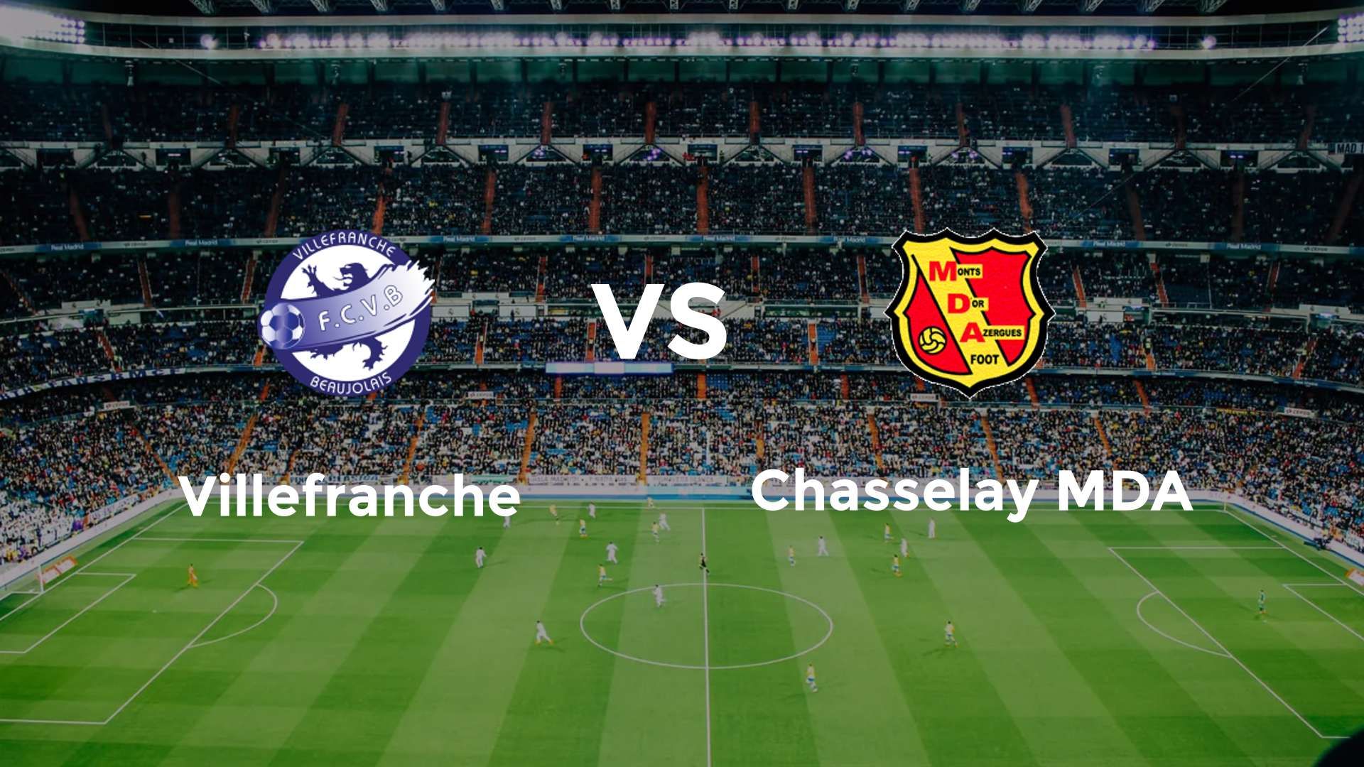 Villefranche vs Chasselay MDA
