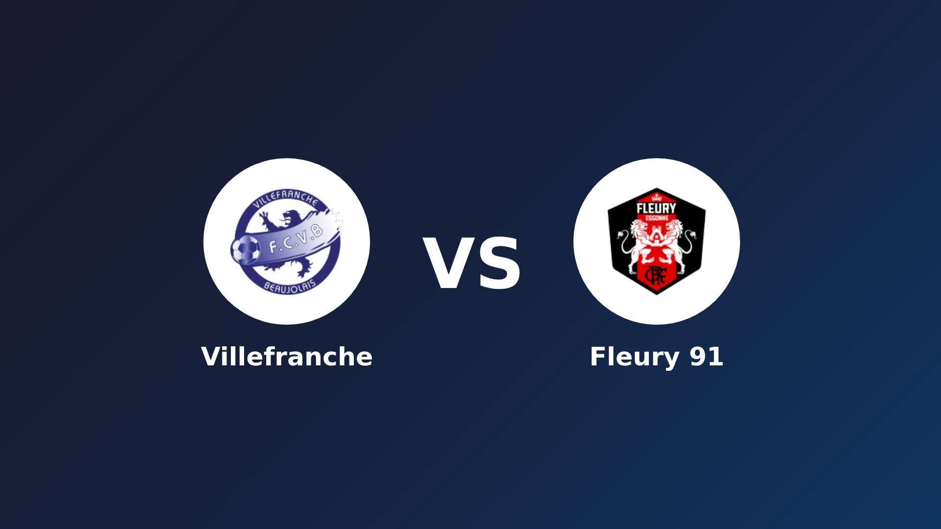 Villefranche vs Fleury 91