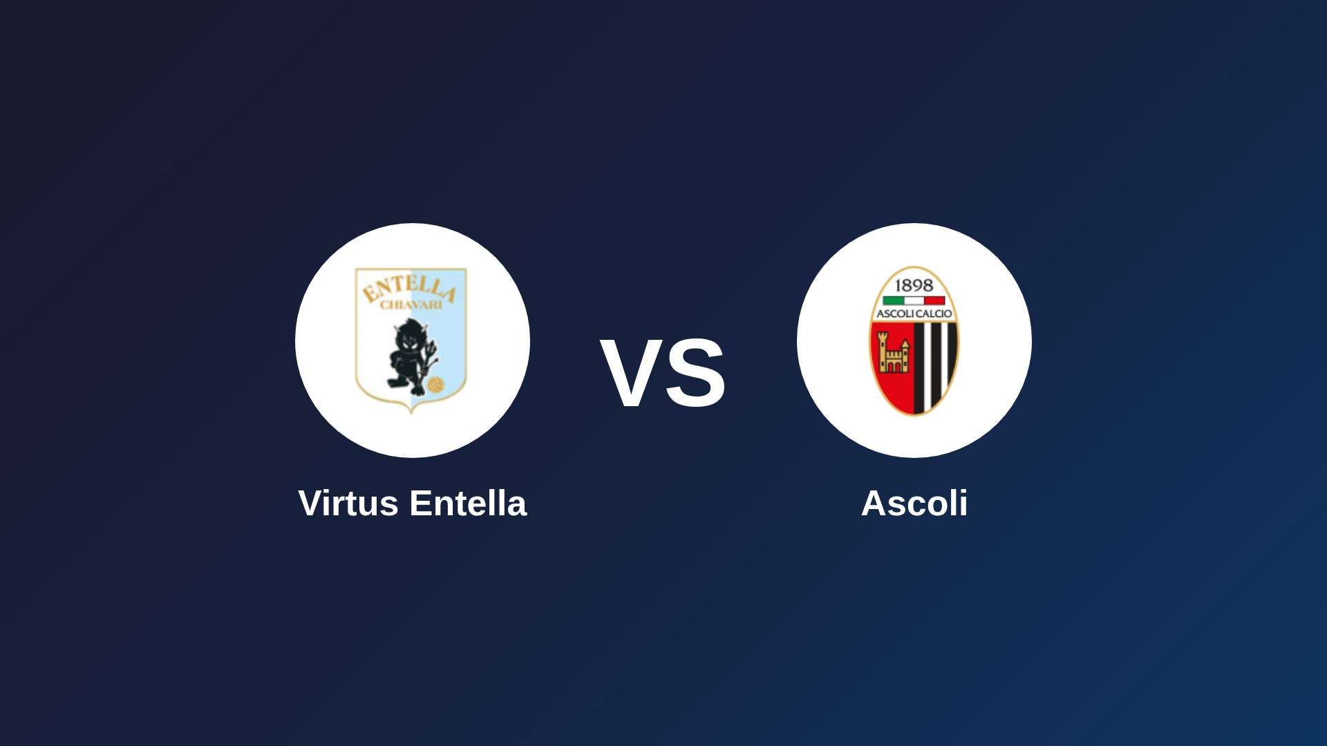 Virtus Entella vs Ascoli