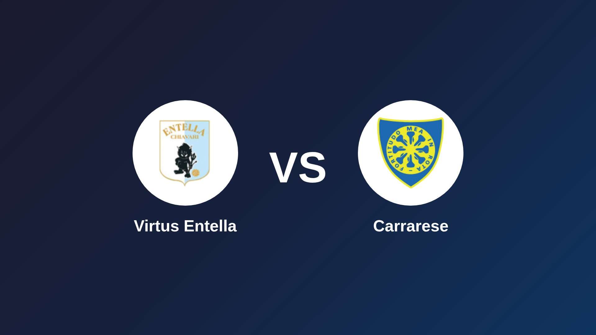 Virtus Entella vs Carrarese