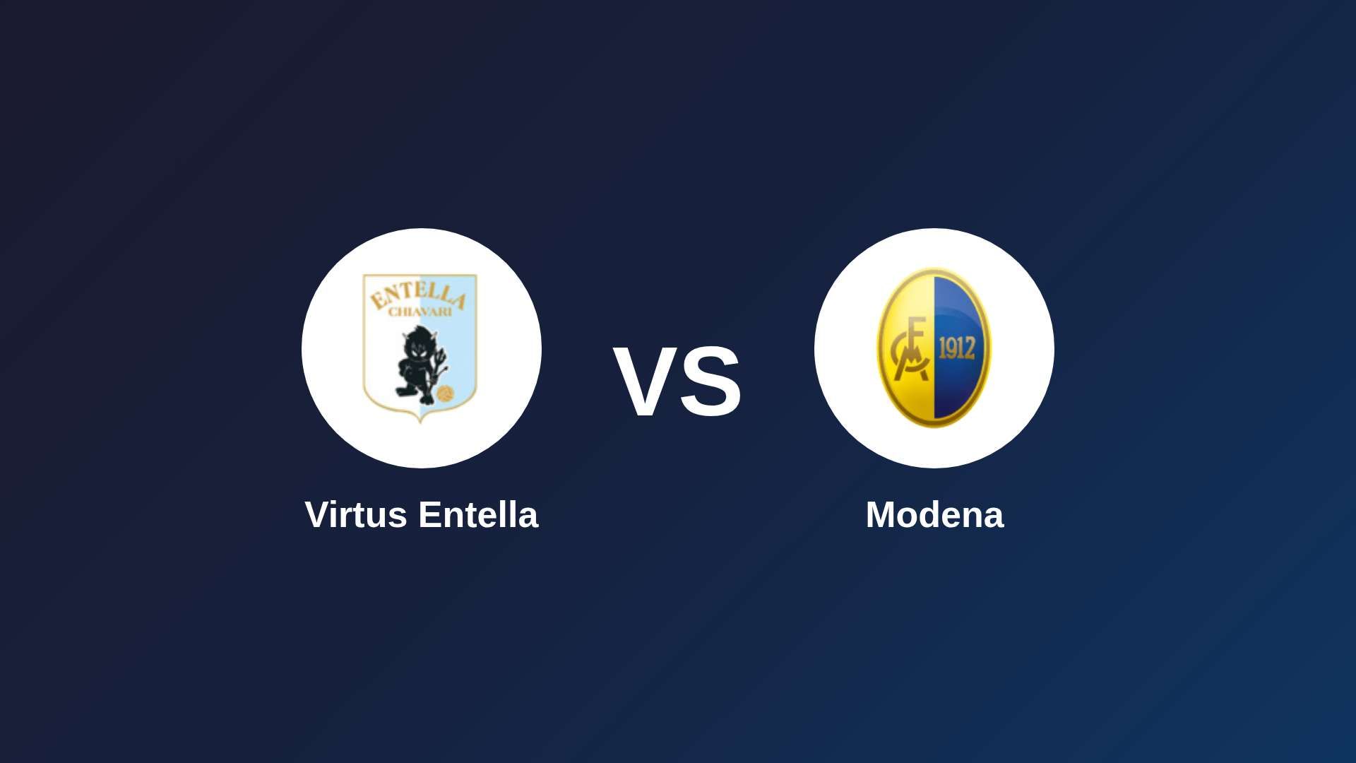 Virtus Entella vs Modena