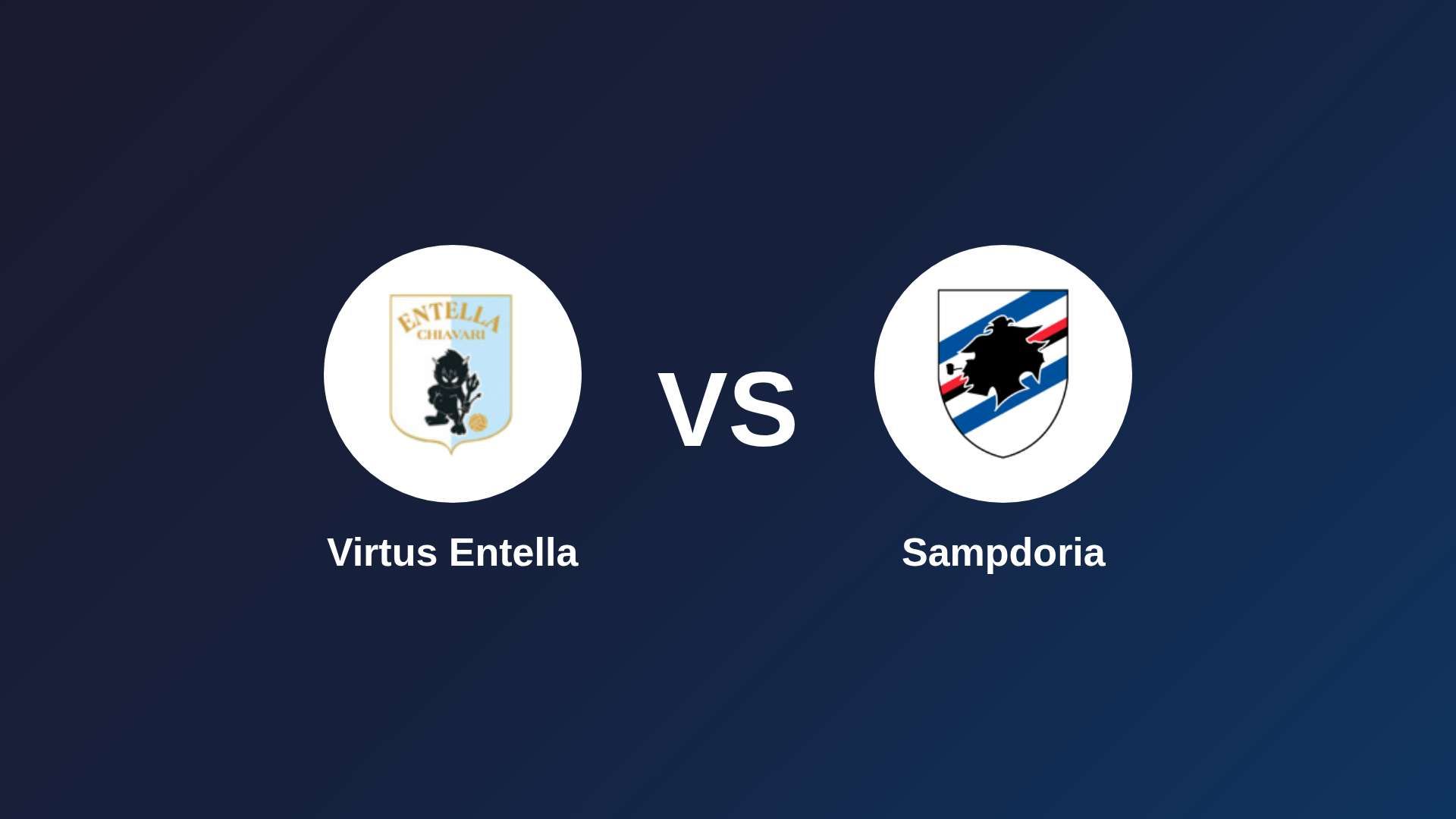 Virtus Entella vs Sampdoria