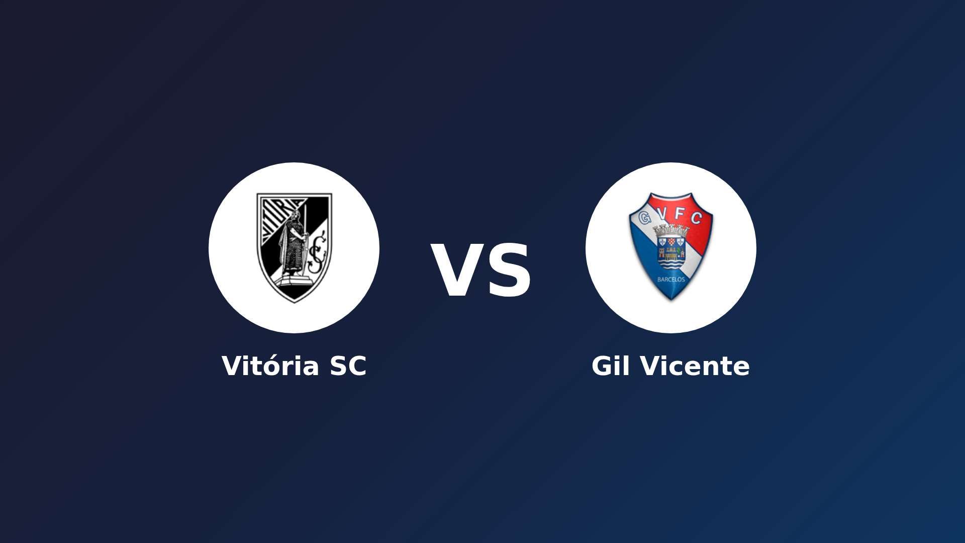 Vitória Guimarães vs Gil Vicente