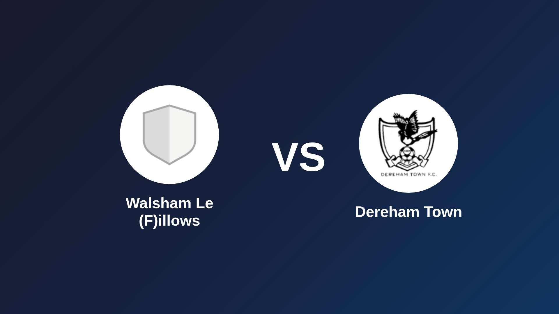 Walsham Le (F)illows vs Dereham Town