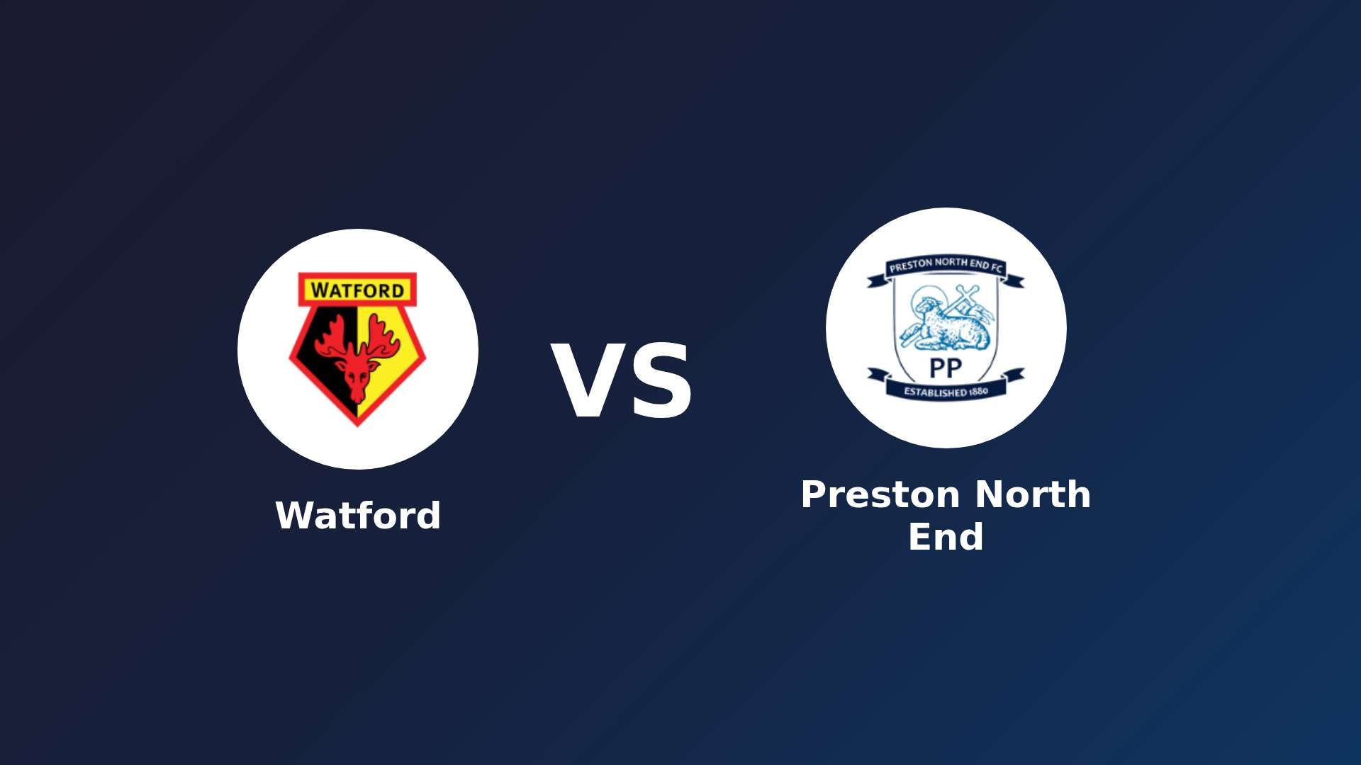 Watford vs Preston North End