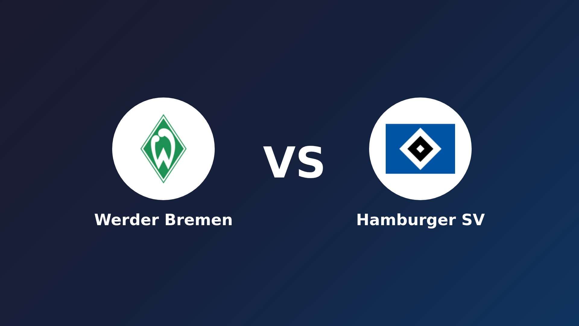Werder Bremen vs Hamburger SV
