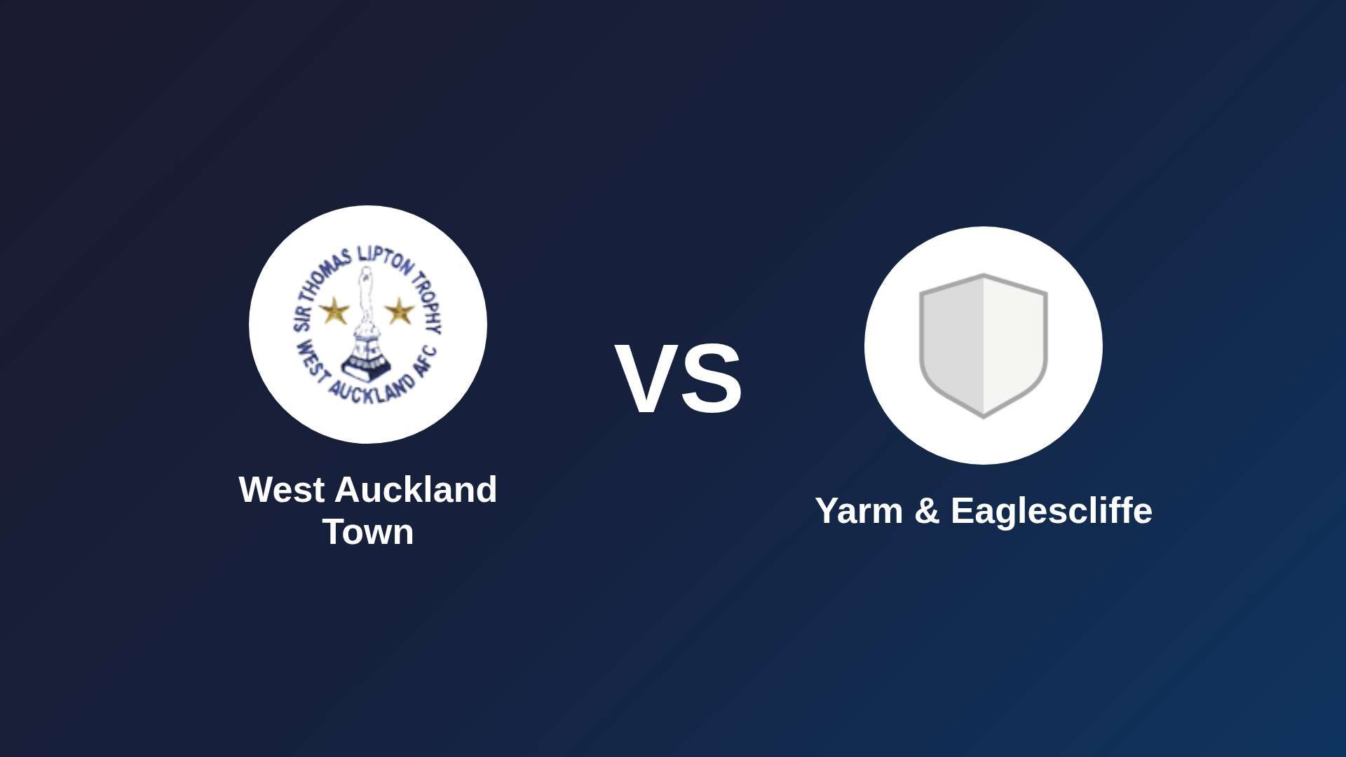 West Auckland Town vs Yarm & Eaglescliffe