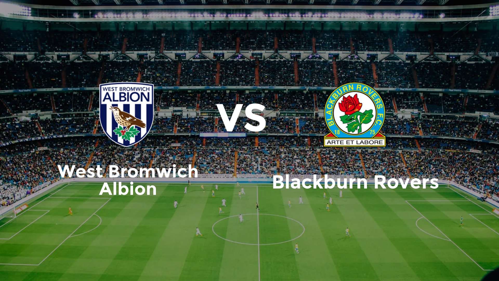West Bromwich Albion vs Blackburn Rovers
