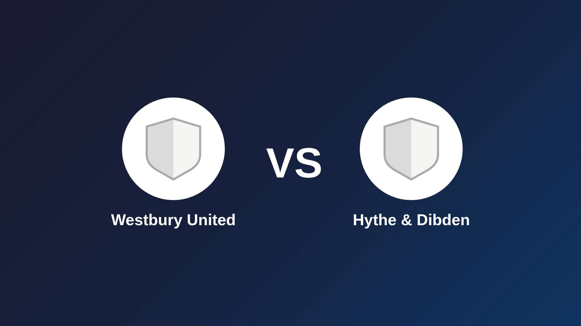 Westbury United vs Hythe & Dibden
