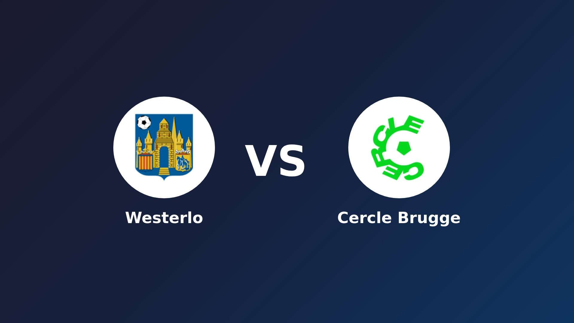 Westerlo vs Cercle Brugge