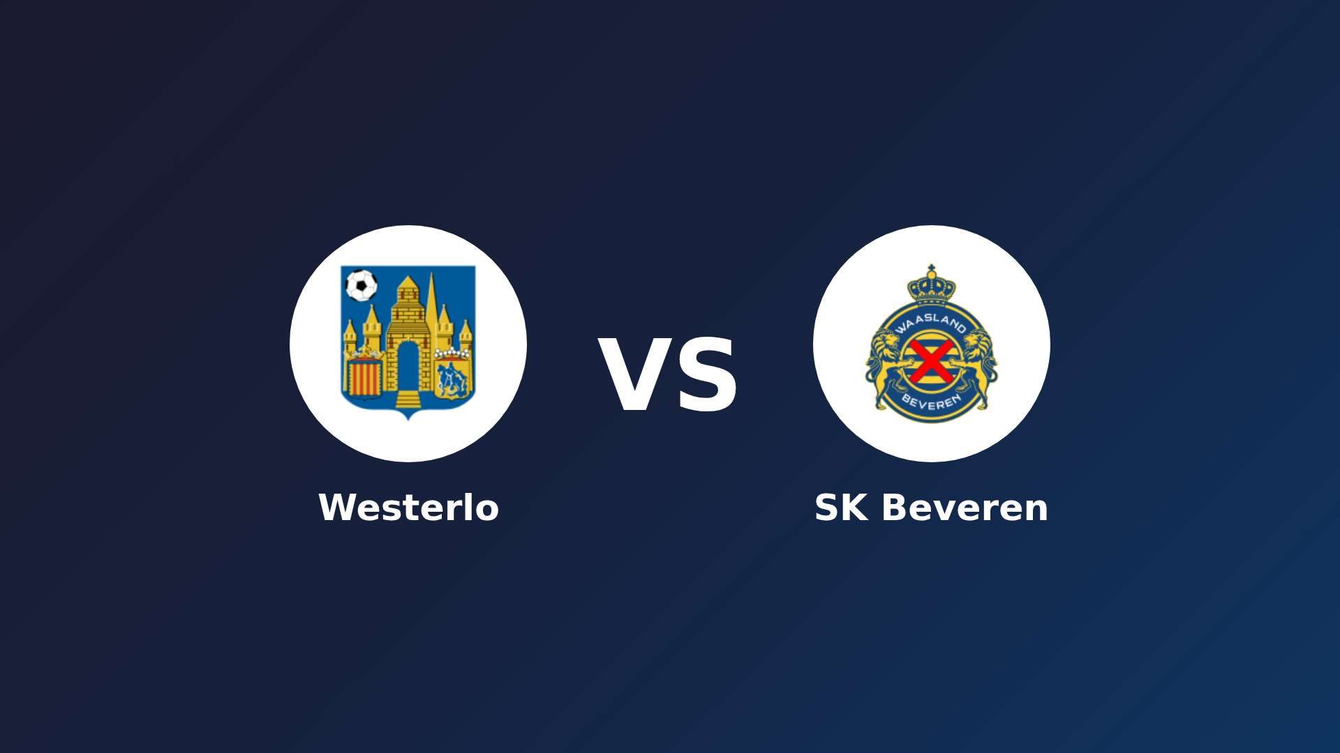 Westerlo vs SK Beveren