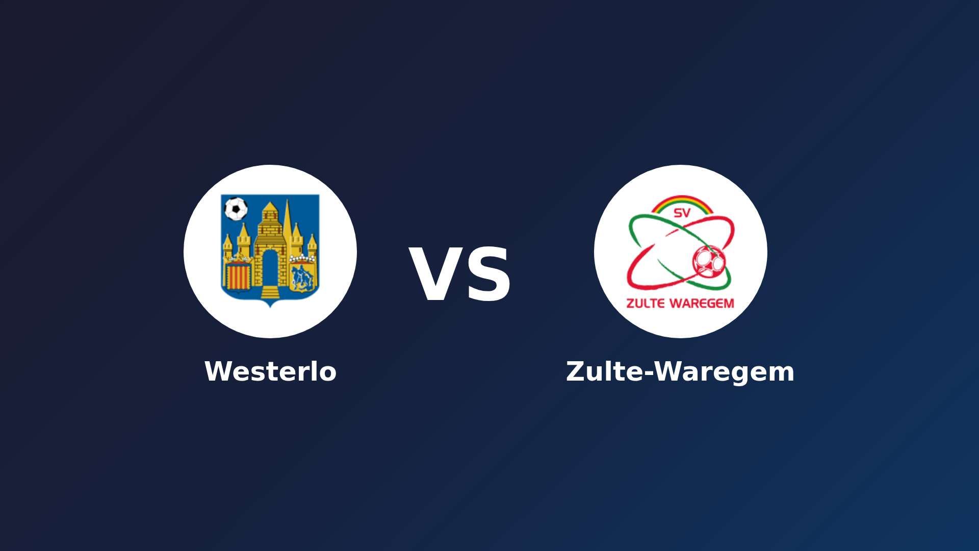Westerlo vs Zulte-Waregem