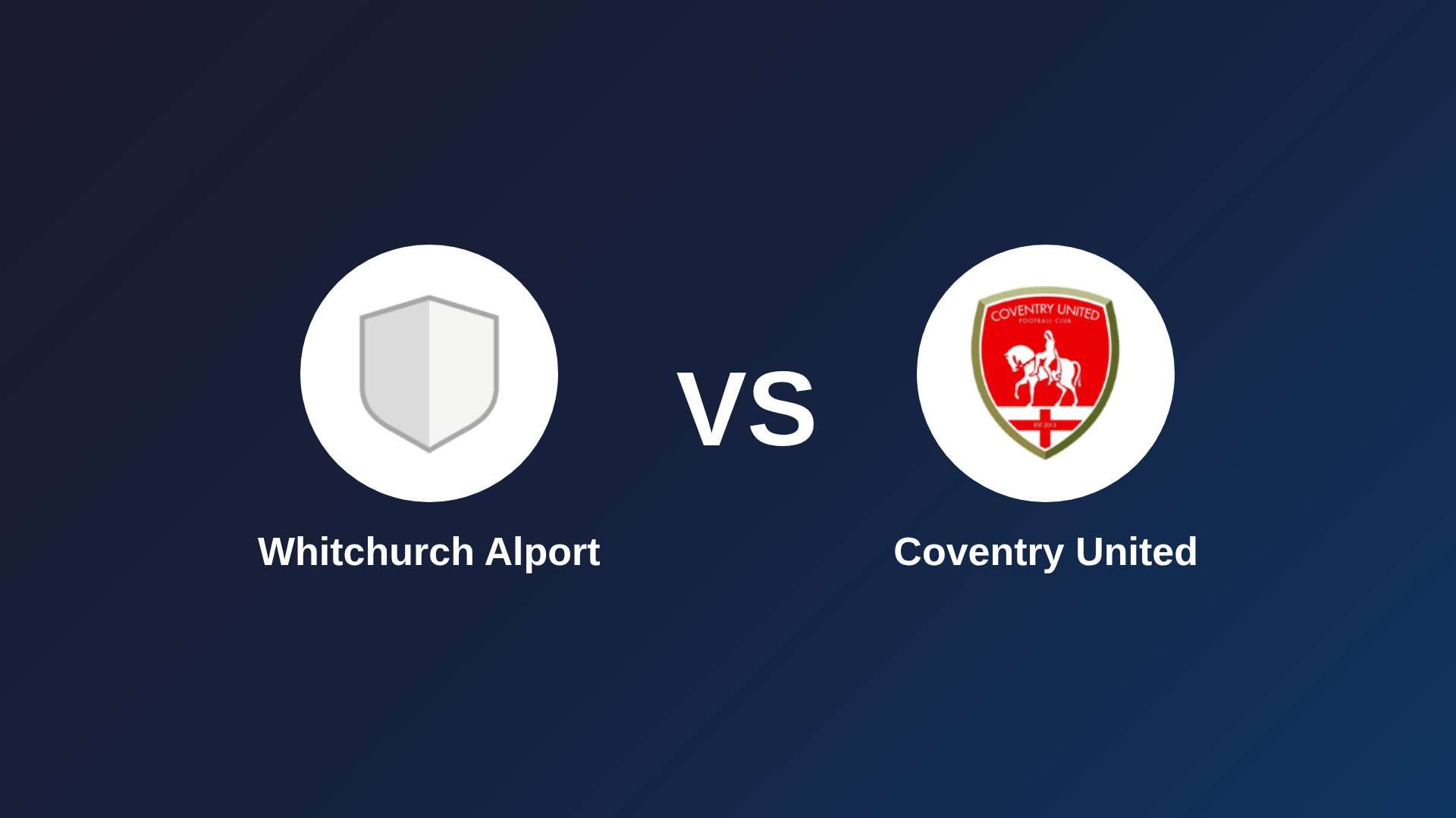 Whitchurch Alport vs Coventry United