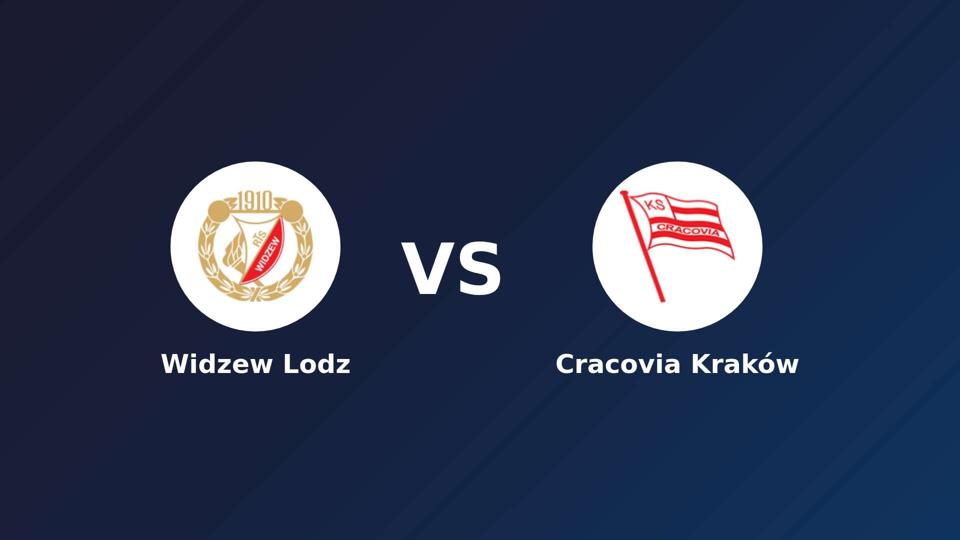 Widzew Lodz vs Cracovia Kraków