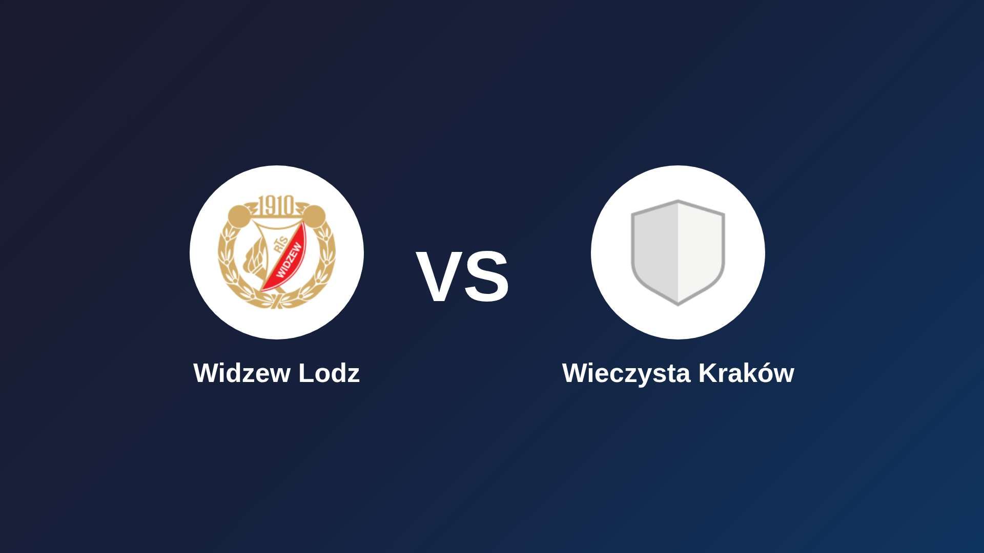 Widzew Lodz vs (F)ieczysta Kraków