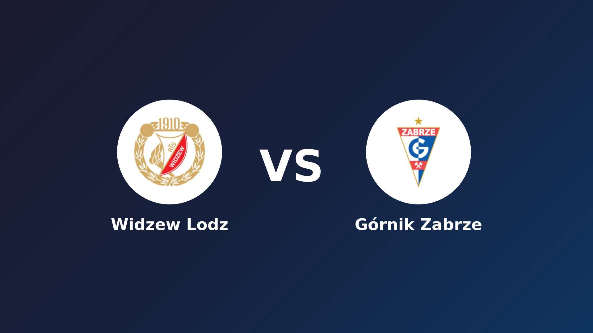 Widzew Lodz vs Górnik Zabrze