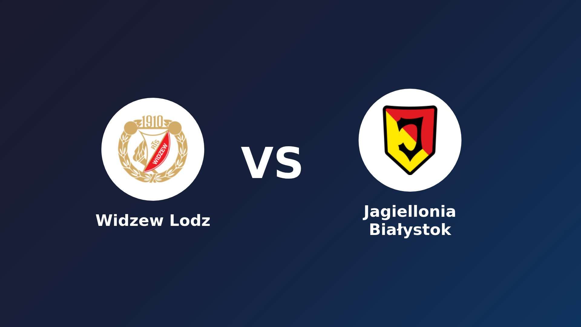 Widzew Lodz vs Jagiellonia Białystok