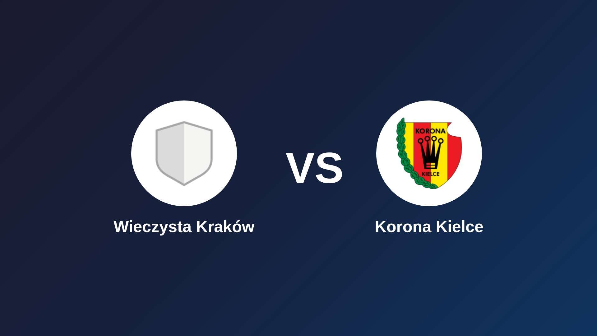 Wieczysta Kraków vs Korona Kielce