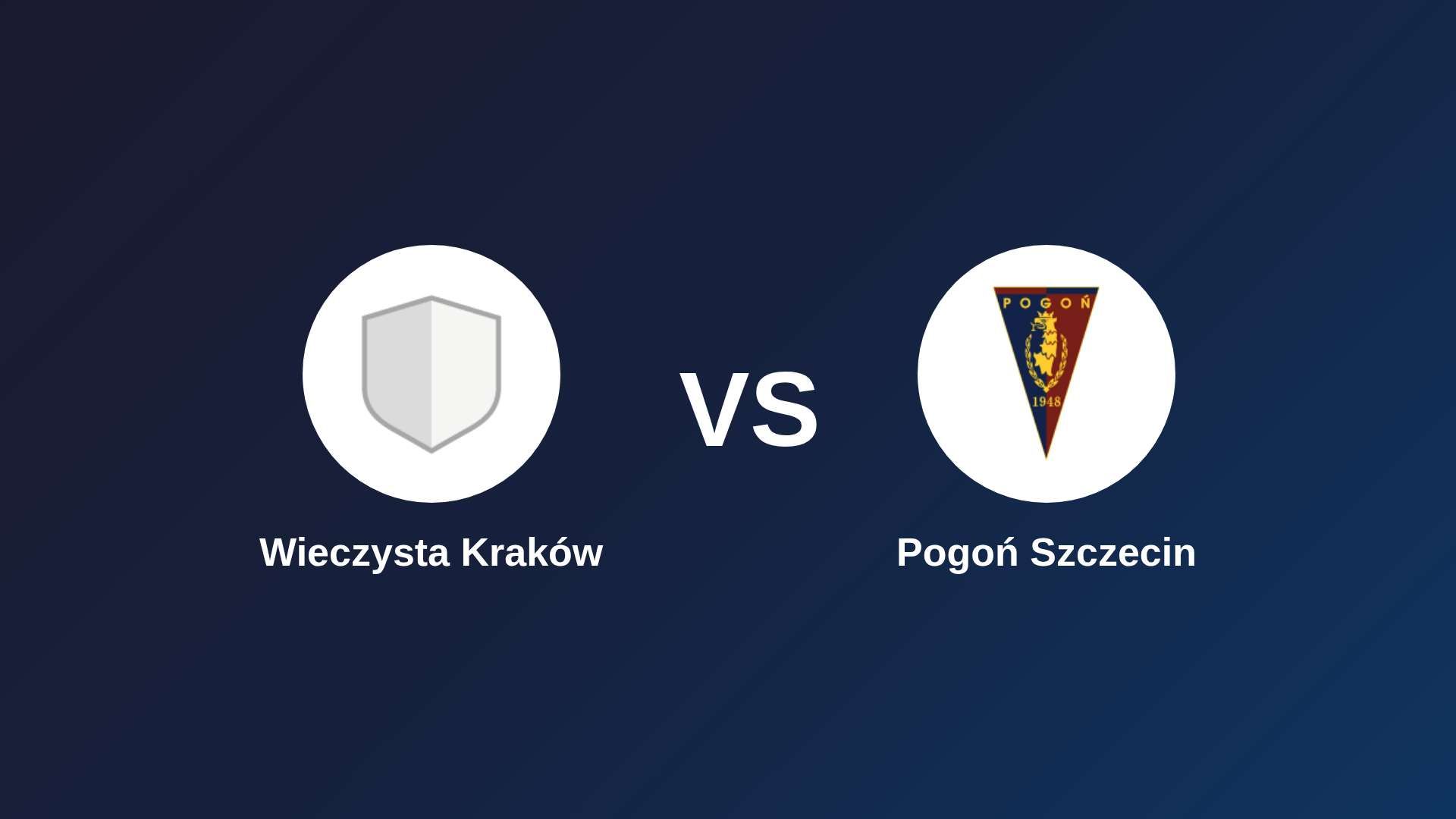 Wieczysta Kraków vs Pogoń Szczecin