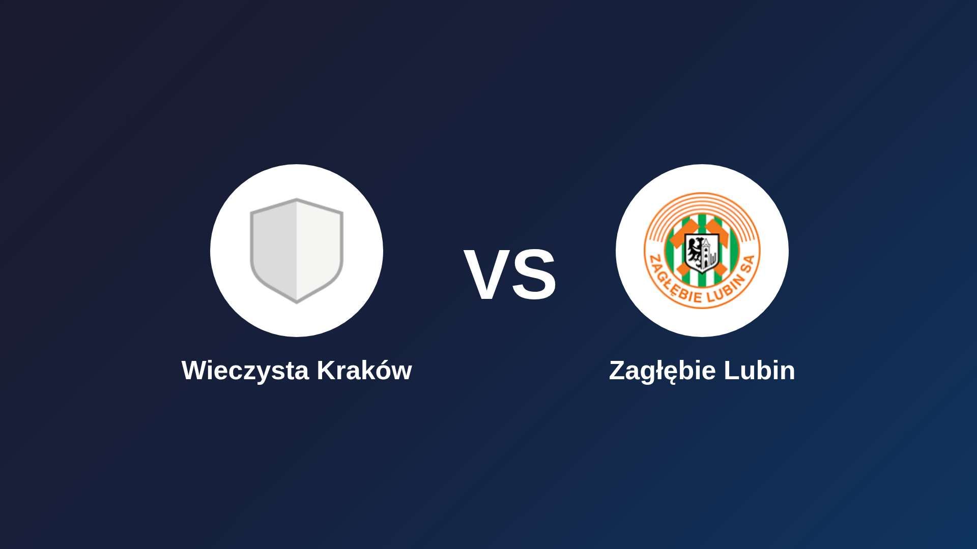 Wieczysta Kraków vs Zagłębie Lubin