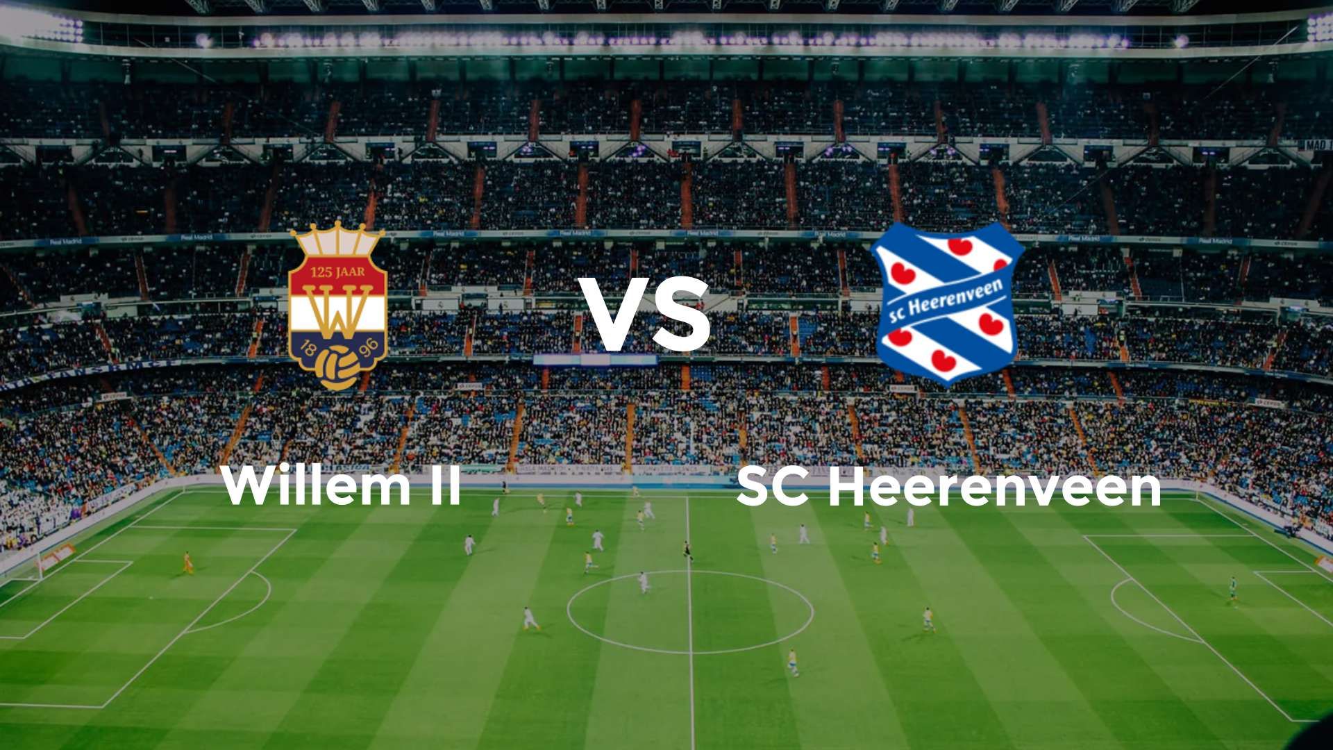 Willem II vs SC Heerenveen