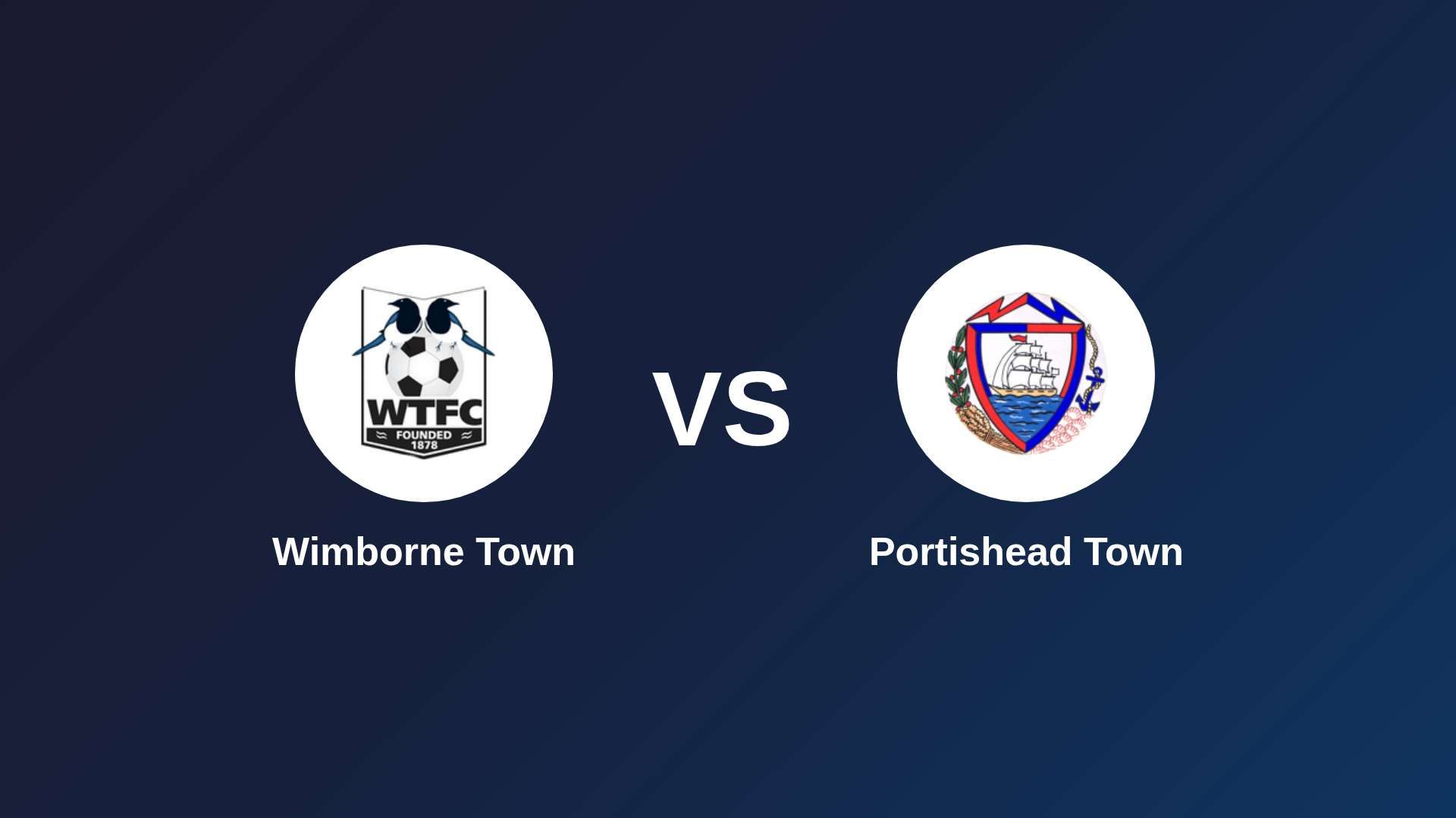 Wimborne Town vs Portishead Town