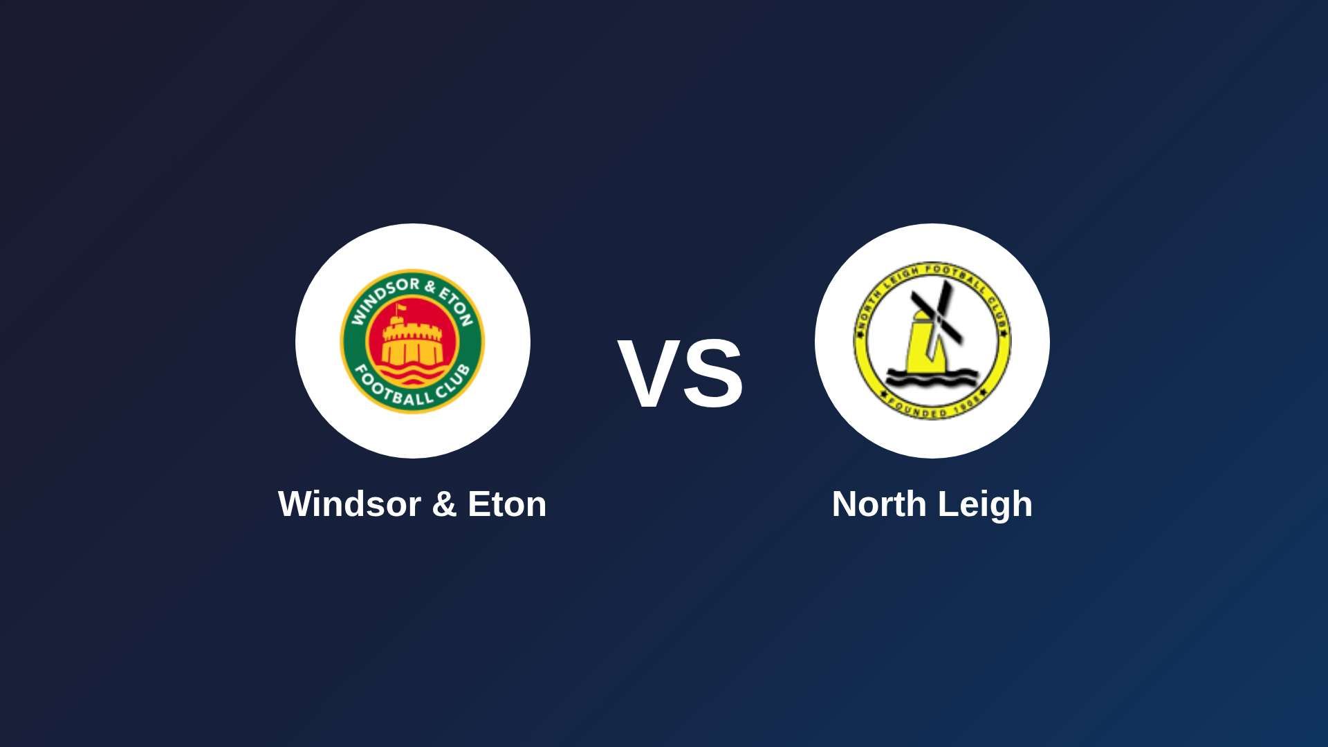 Windsor & Eton vs North Leigh