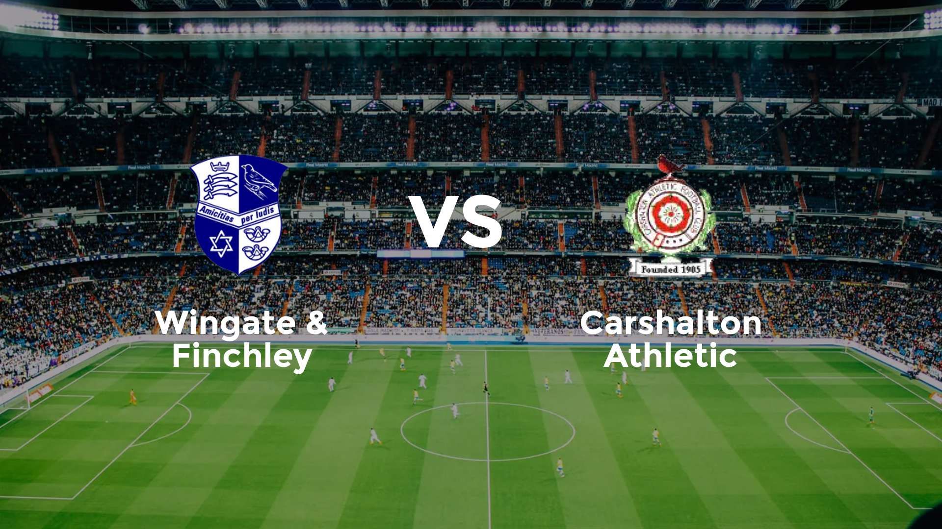Wingate & Finchley vs Carshalton Athletic